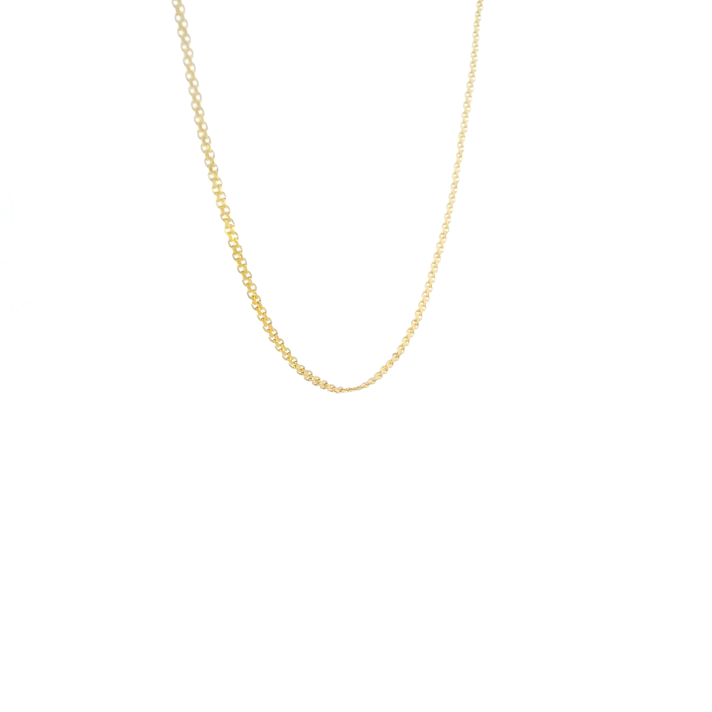 18K Yellow Gold 19" Double Link Chain