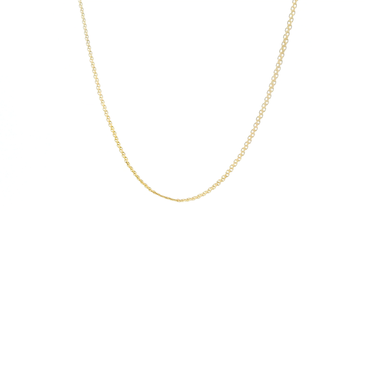 18K Yellow Gold 19" Double Link Chain