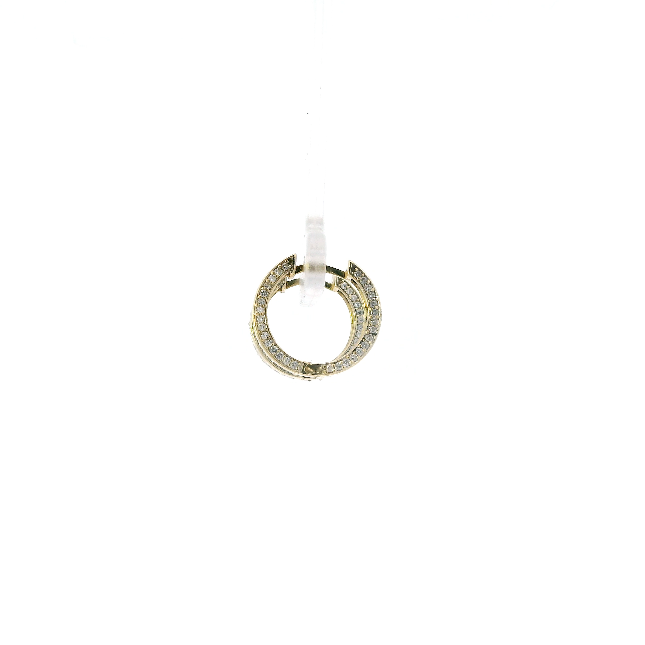10K Yellow Gold Huggie Hoop Earrings