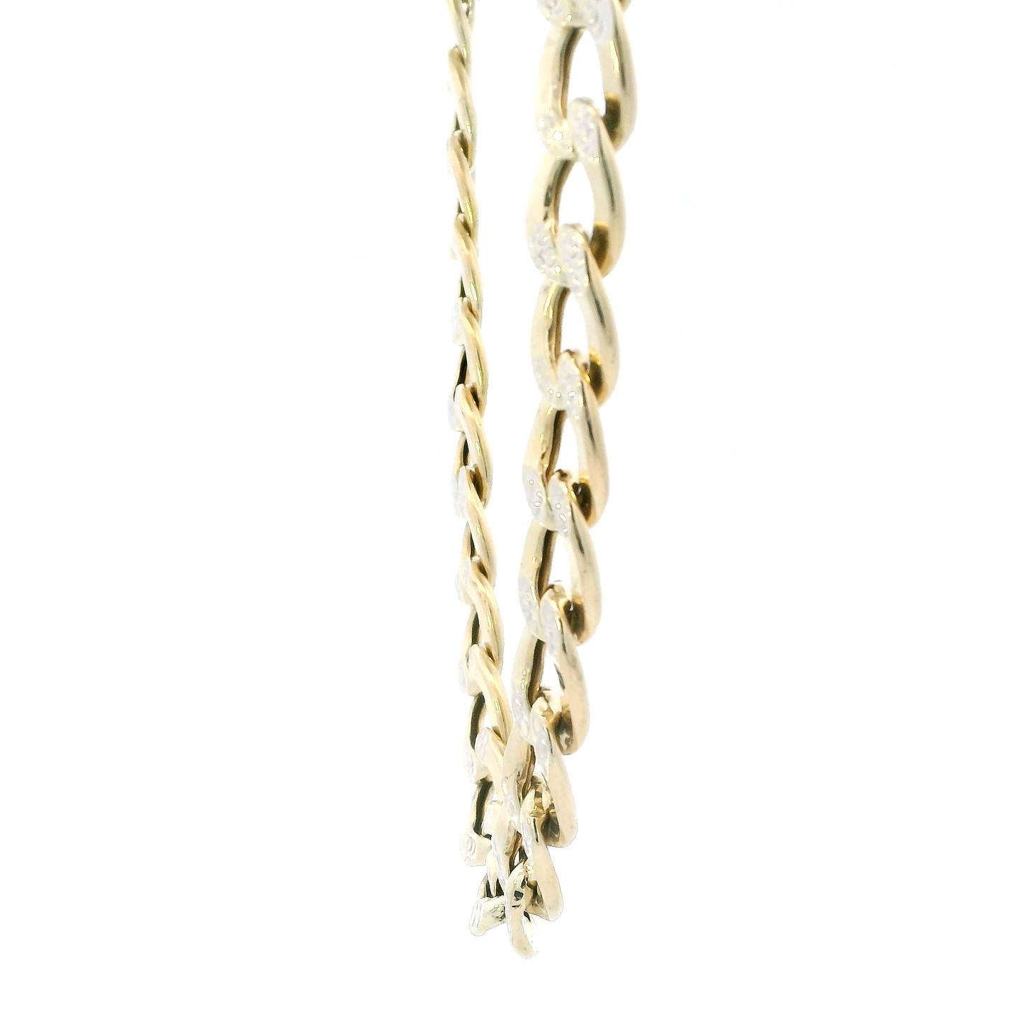 10K Yellow Gold 26.5" Diamond Cut Curb Chain