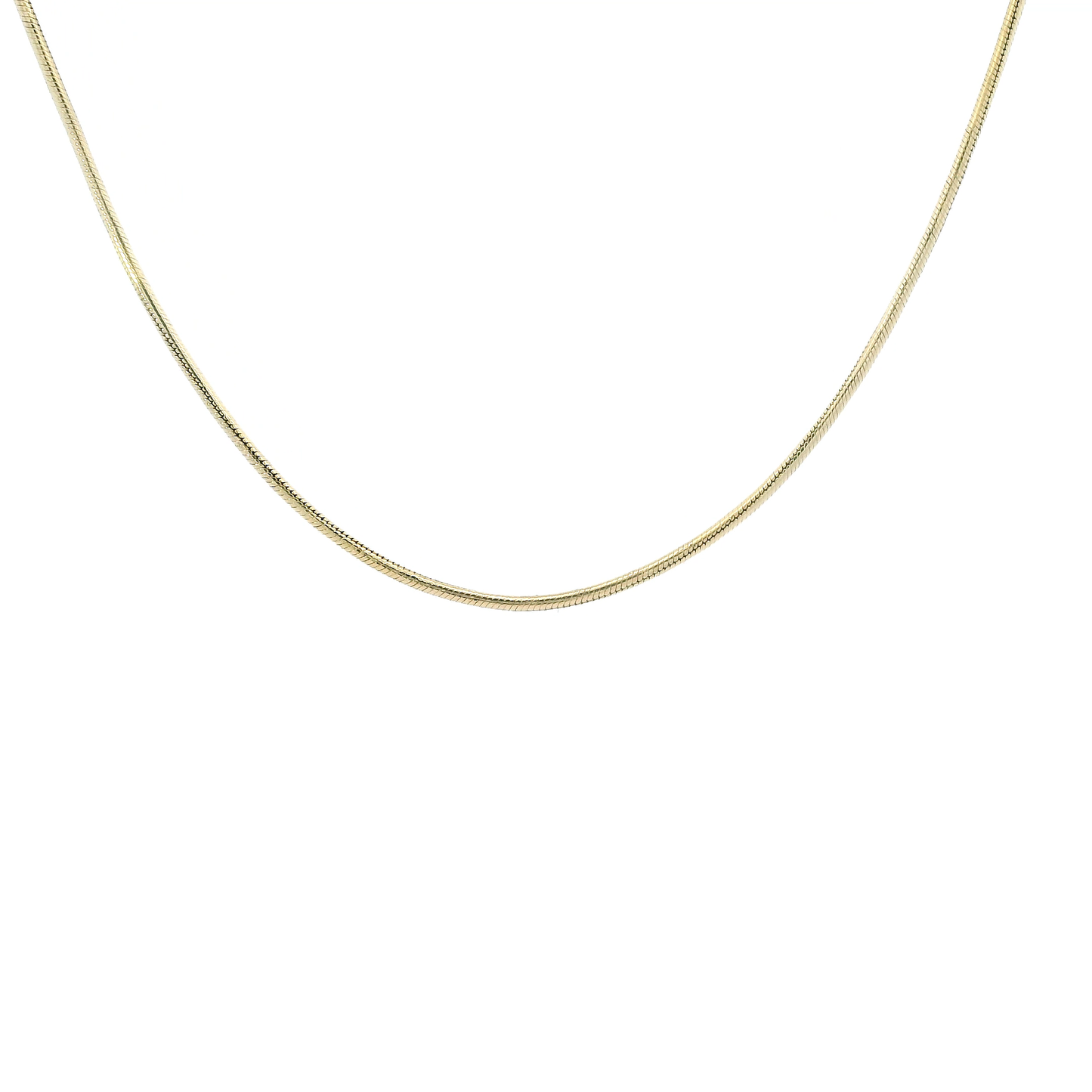 14K Yellow Gold 15" Snake Chain
