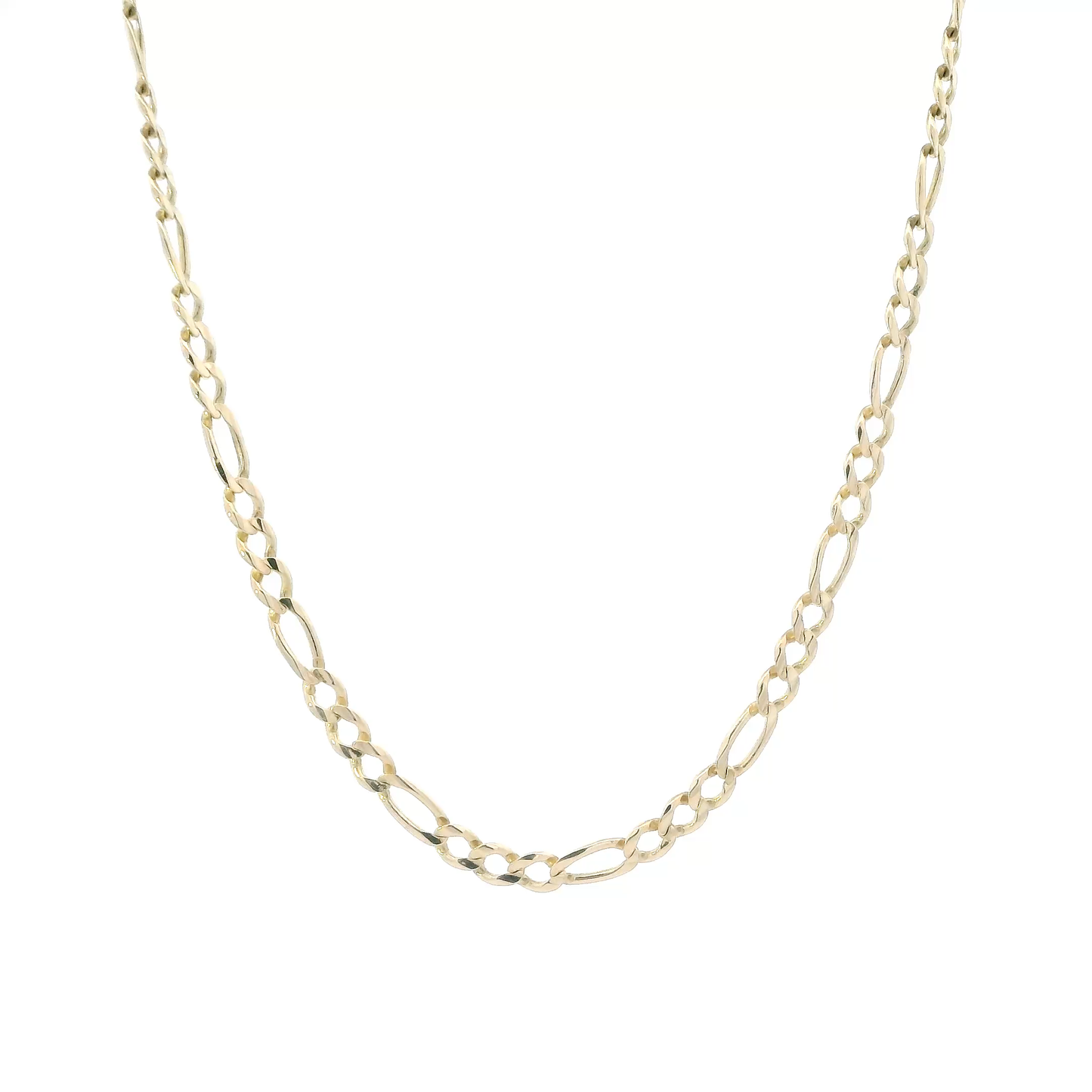 14K Yellow Gold 23.5" Figaro Chain
