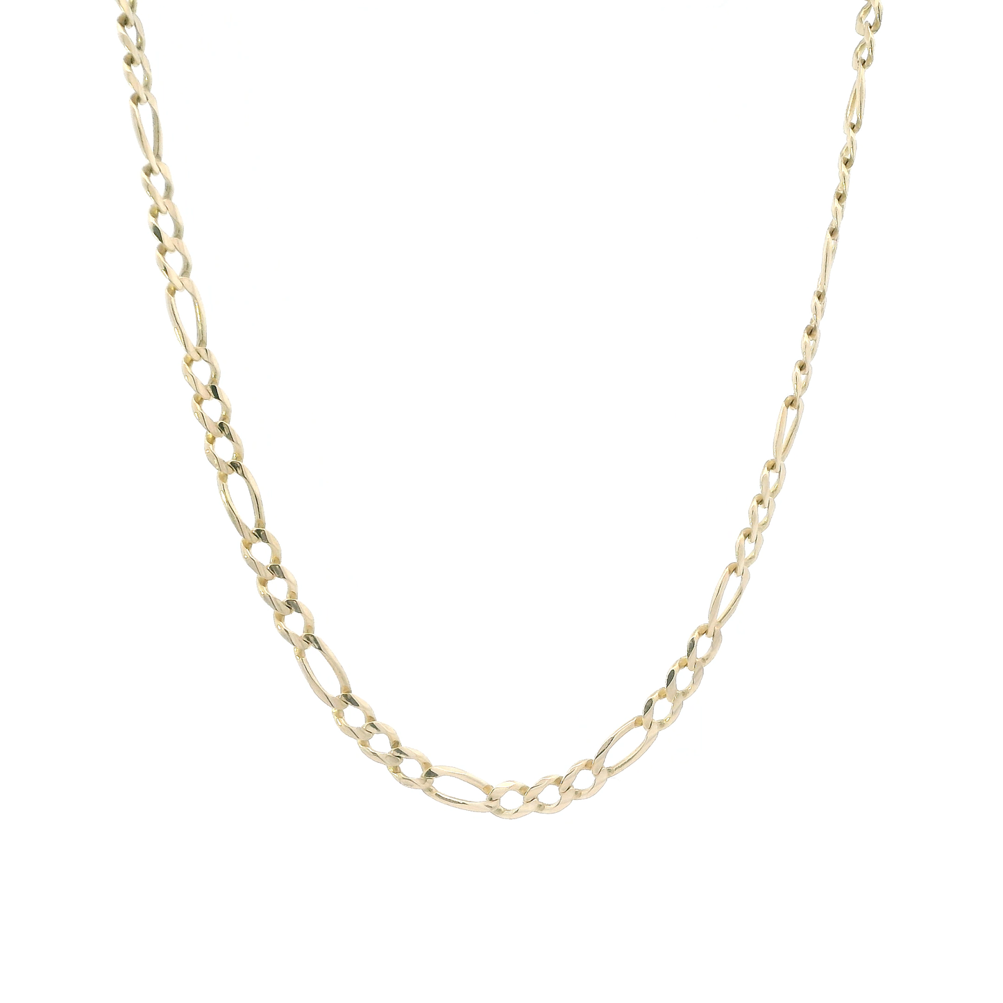 14K Yellow Gold 23.5" Figaro Chain