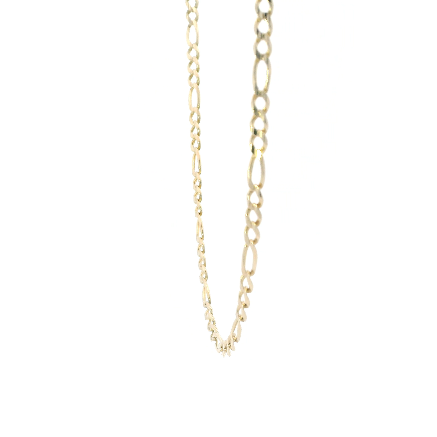 14K Yellow Gold 23.5" Figaro Chain