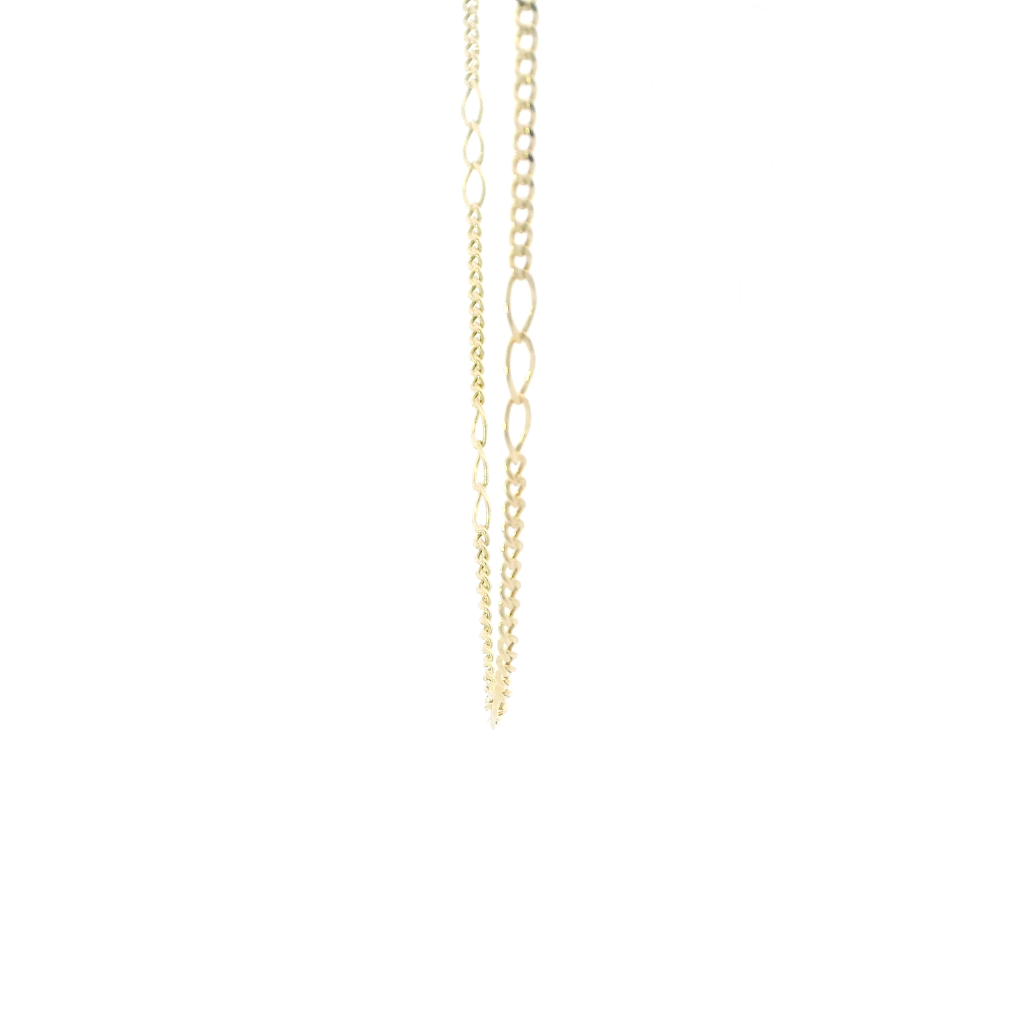 14K Yellow Gold 18" Open/Curb Link Chain