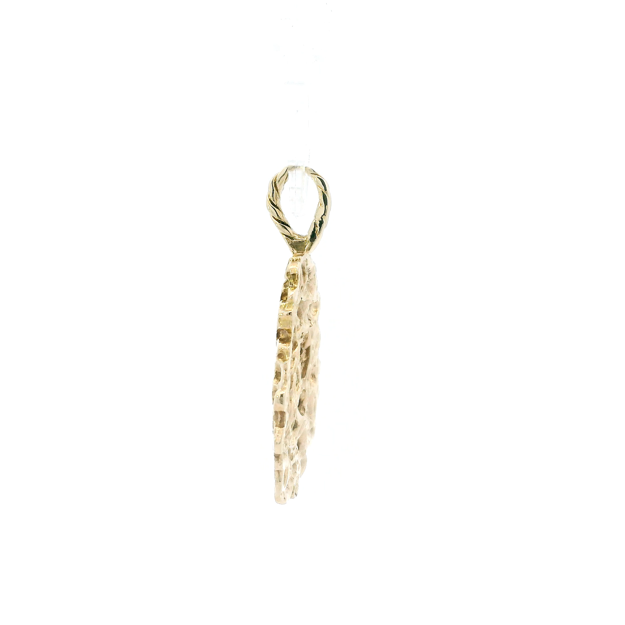 14K Yellow Gold Large Nugget Pendant