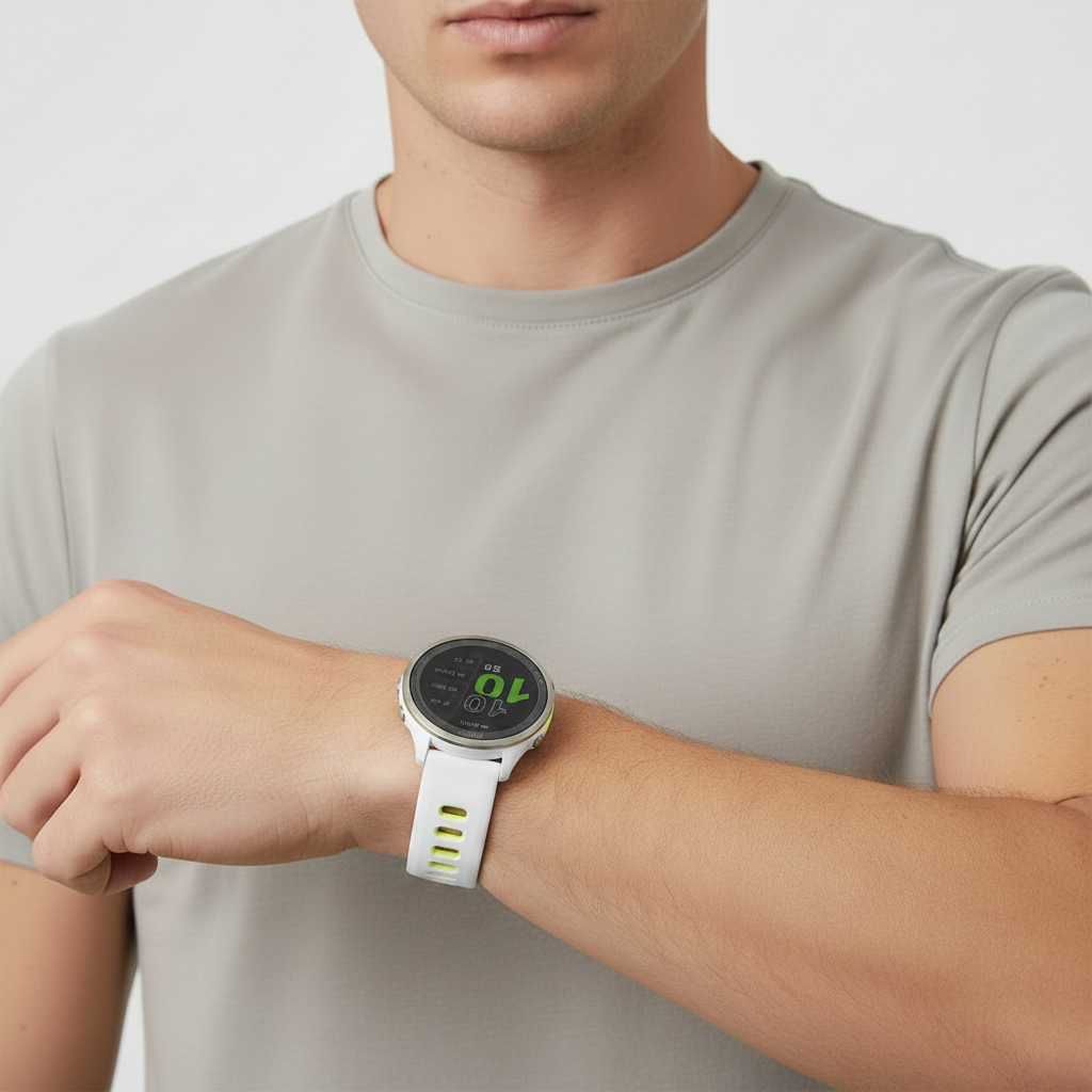 Garmin Forerunner Green & White In Box - A04907