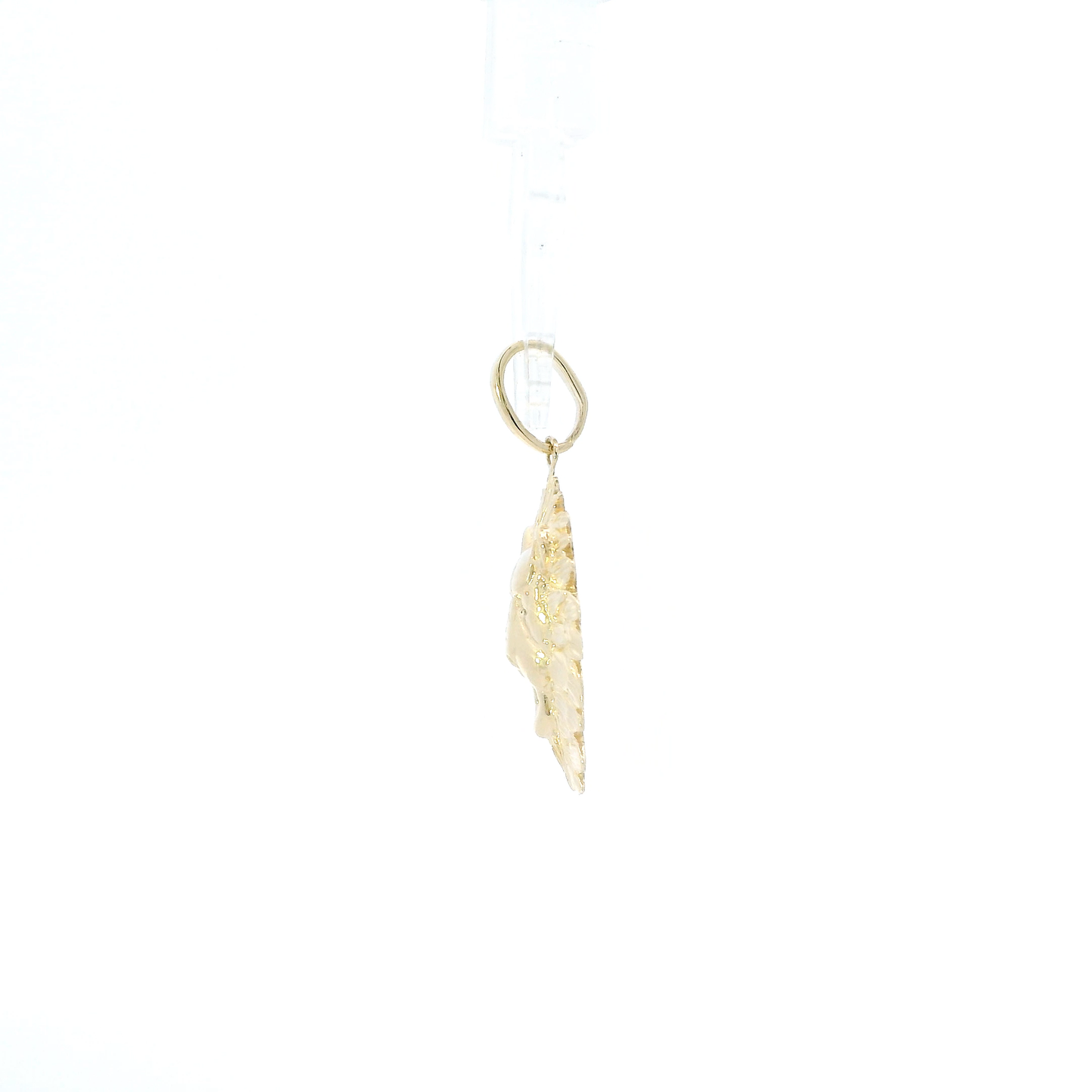 14K Yellow Gold Lion Head Pendant