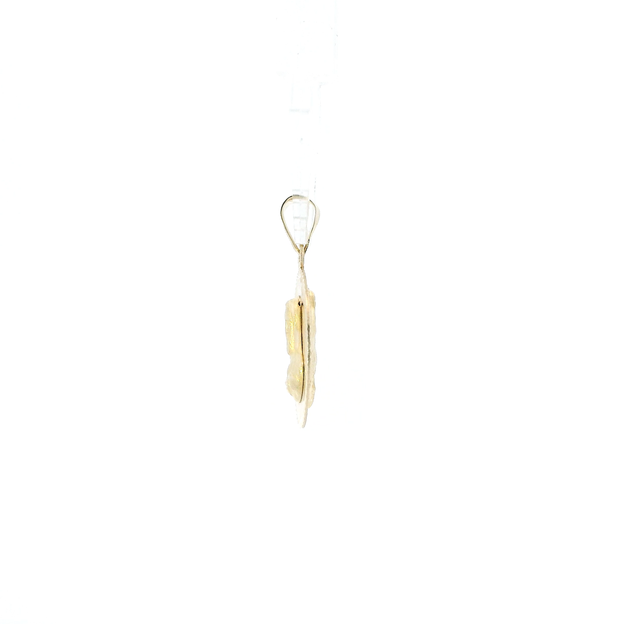 10K Yellow Gold Double Sided Religious Pendant