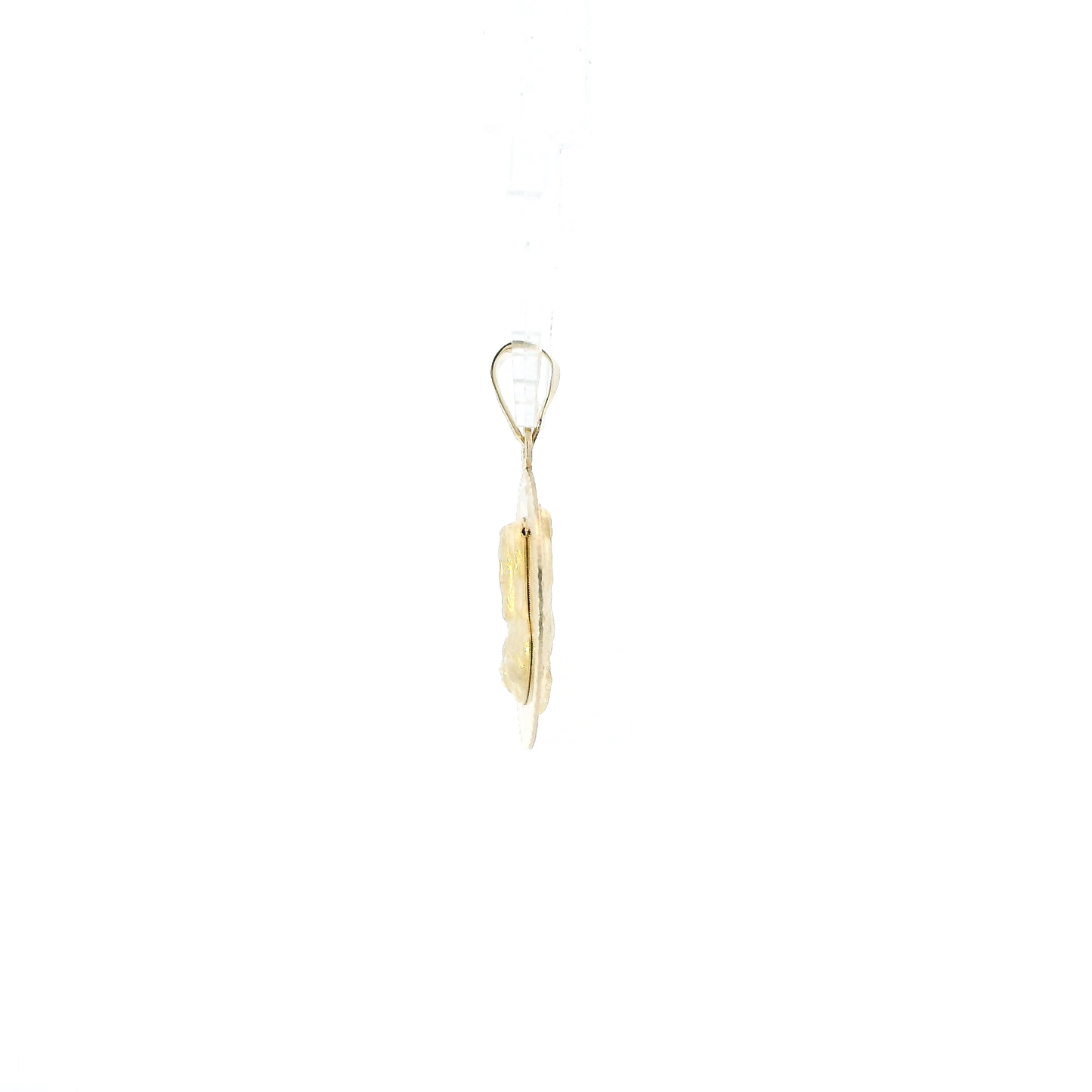 10K Yellow Gold Double Sided Religious Pendant