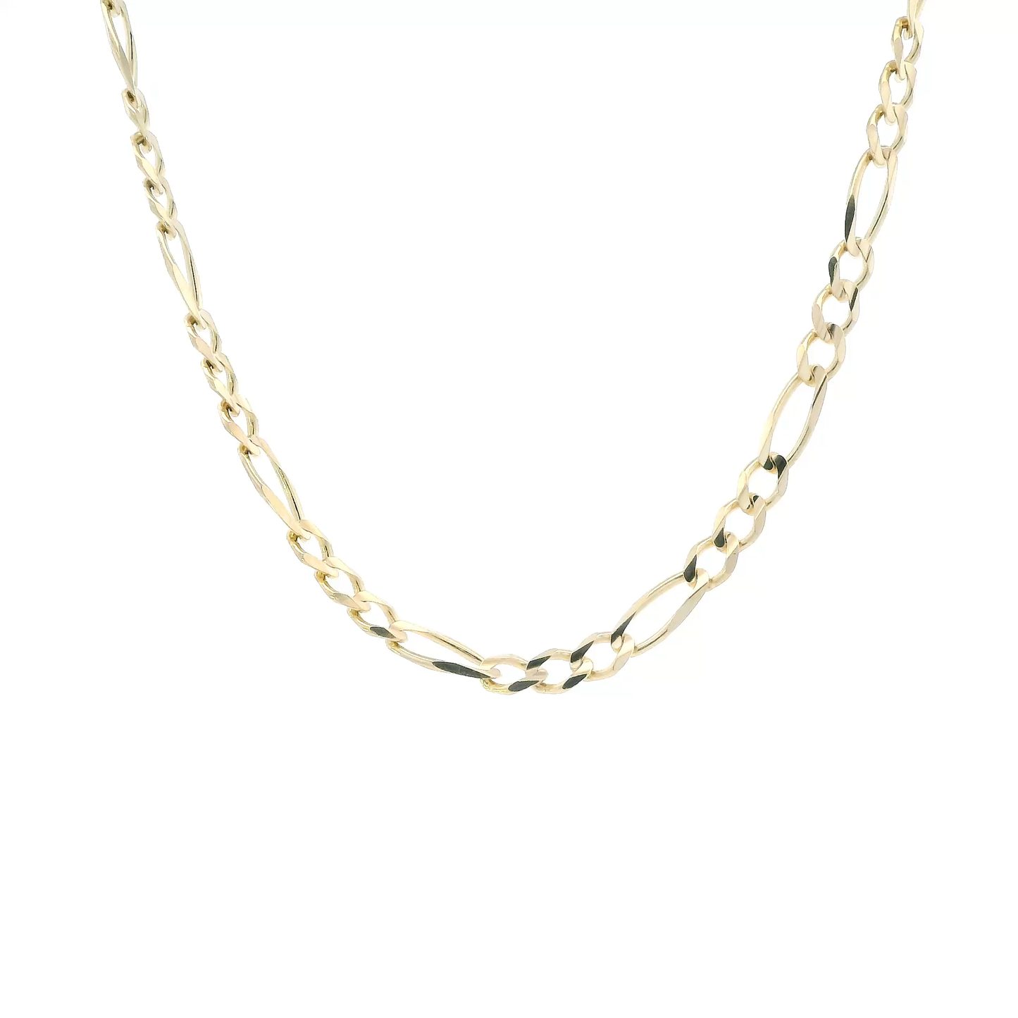 14K Yellow Gold 20" Figaro Chain