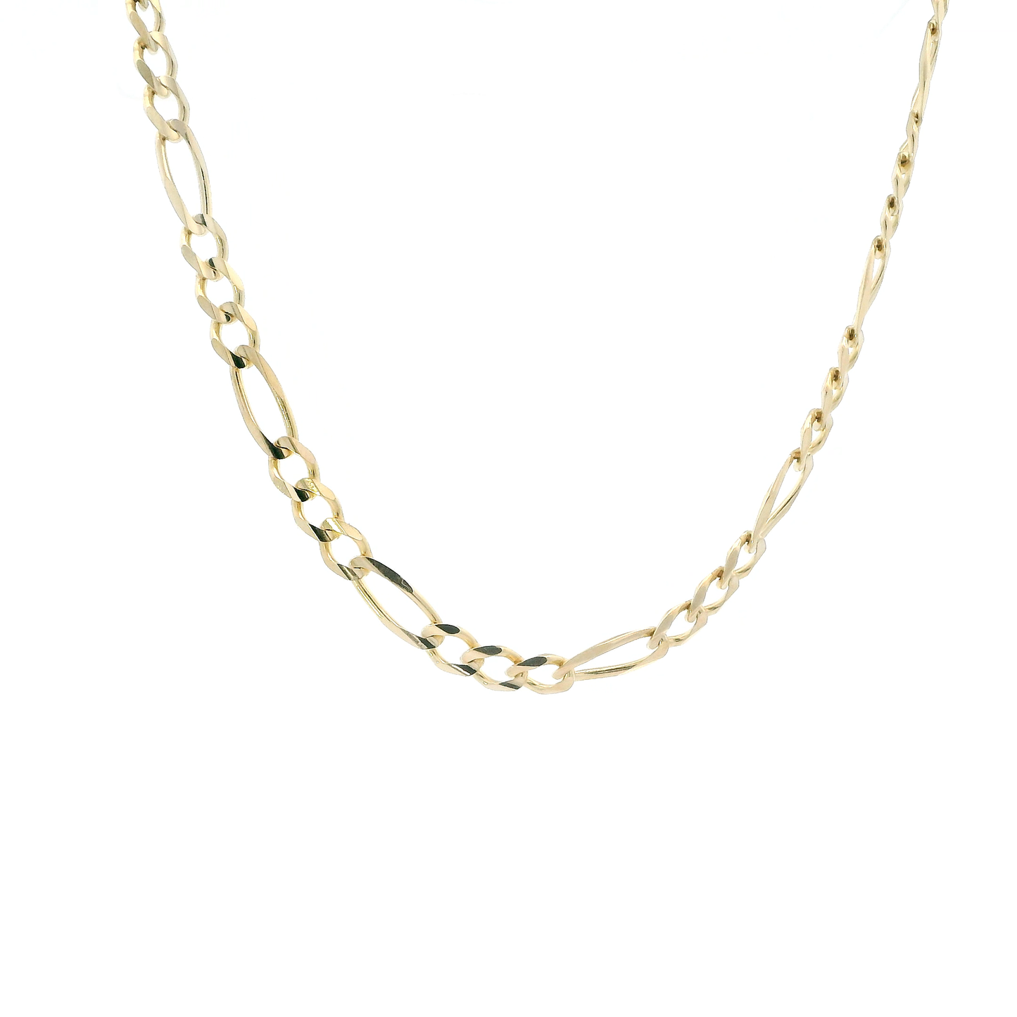 14K Yellow Gold 20" Figaro Chain