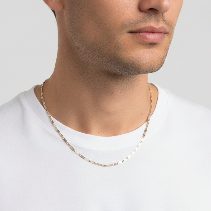 14K Tri Color Gold 22