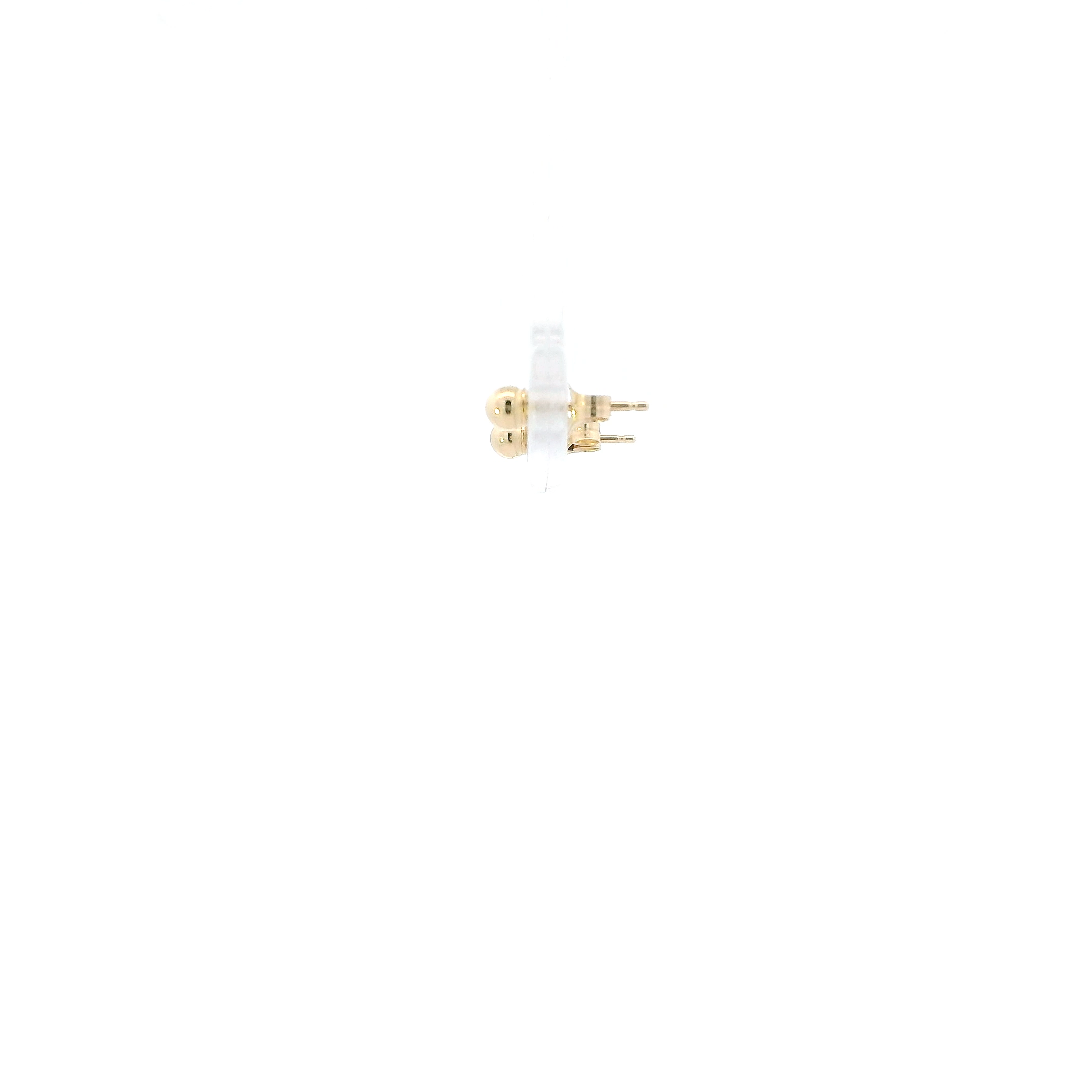14K Yellow Gold Ball Stud Earrings