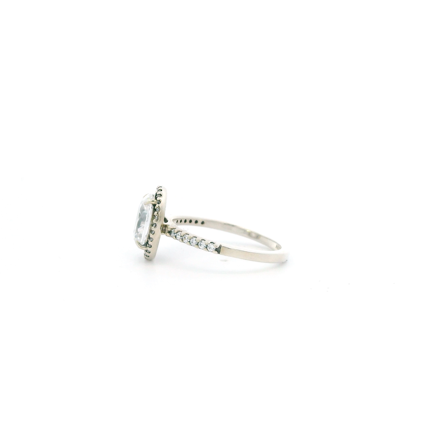 Pandora Sterling Silver Halo Statement Womens Ring