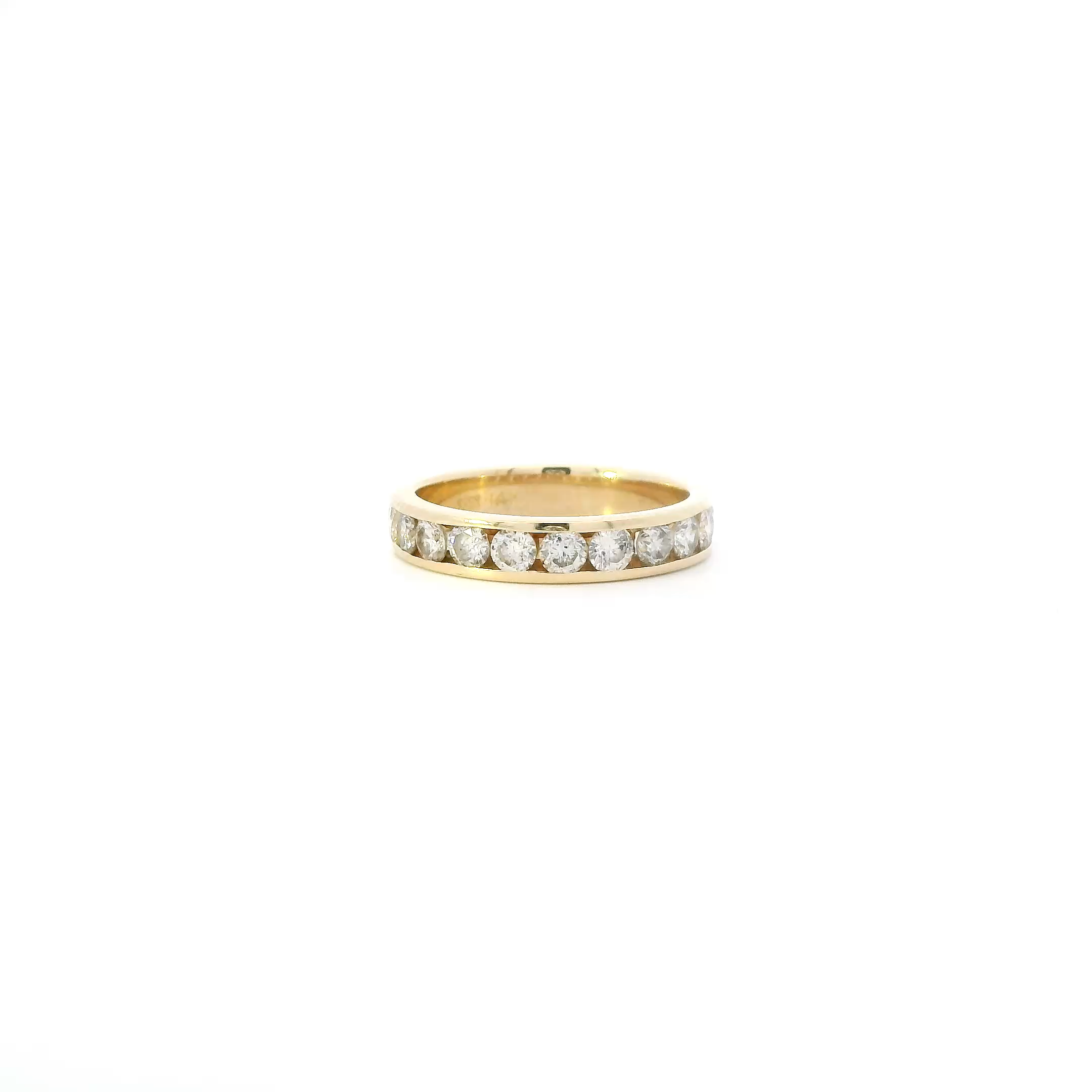 14K Yellow Gold Diamond Womens Ring - 1.00ct