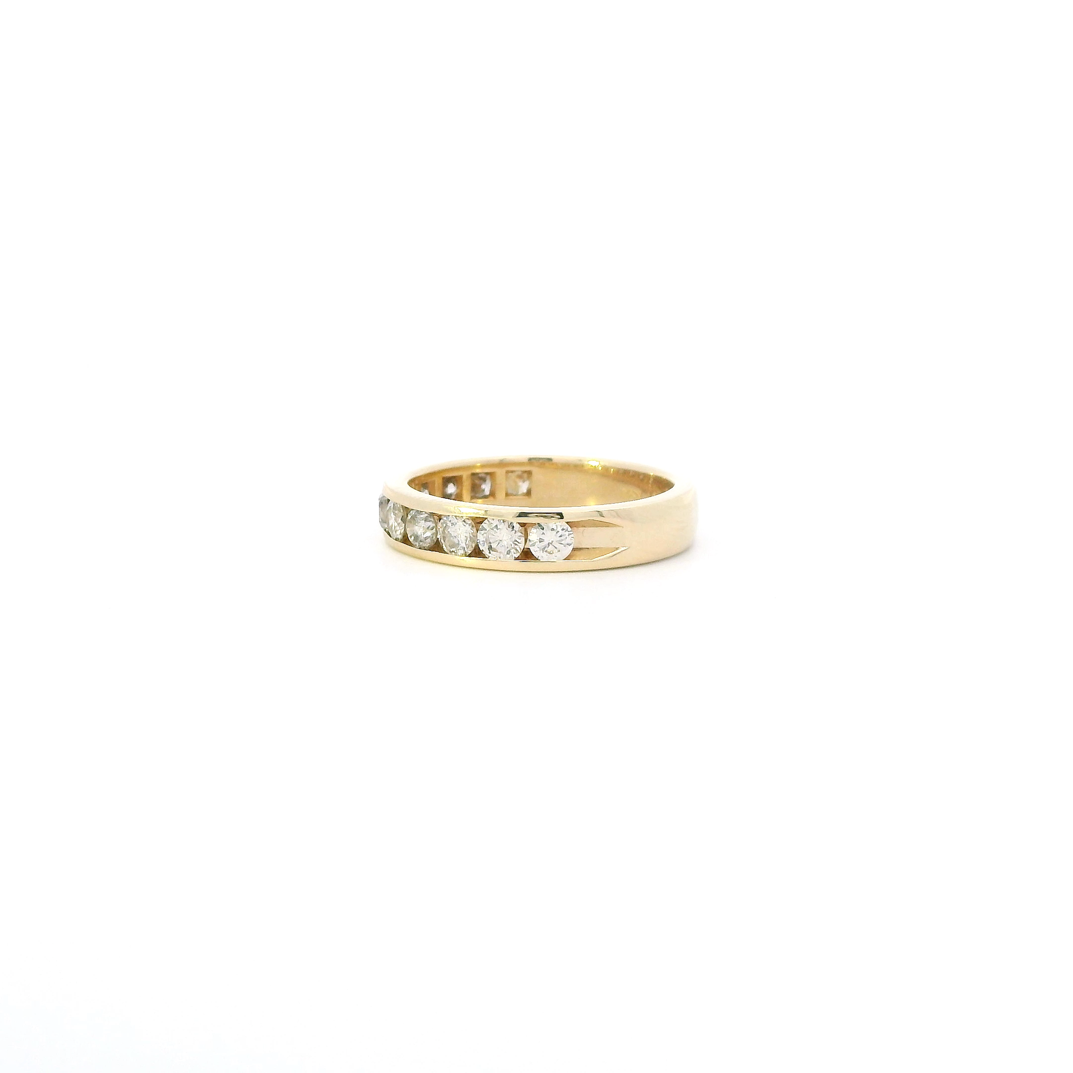 14K Yellow Gold Diamond Womens Ring - 1.00ct