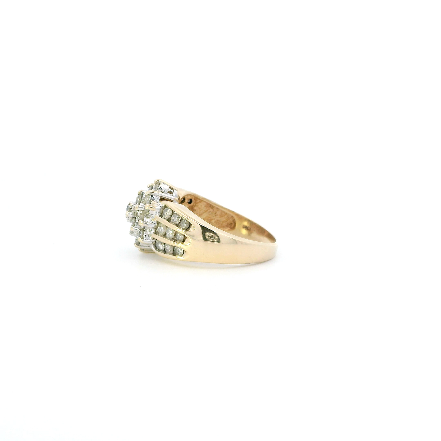 10K Yellow Gold Diamond Womens Ring - 1.00ct