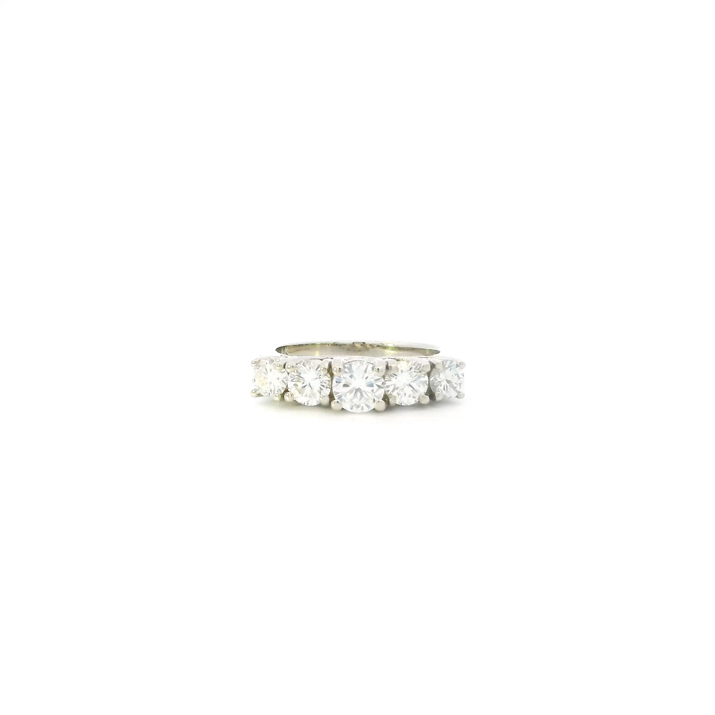 14K White Gold Diamond Womens Ring - 1.30ct