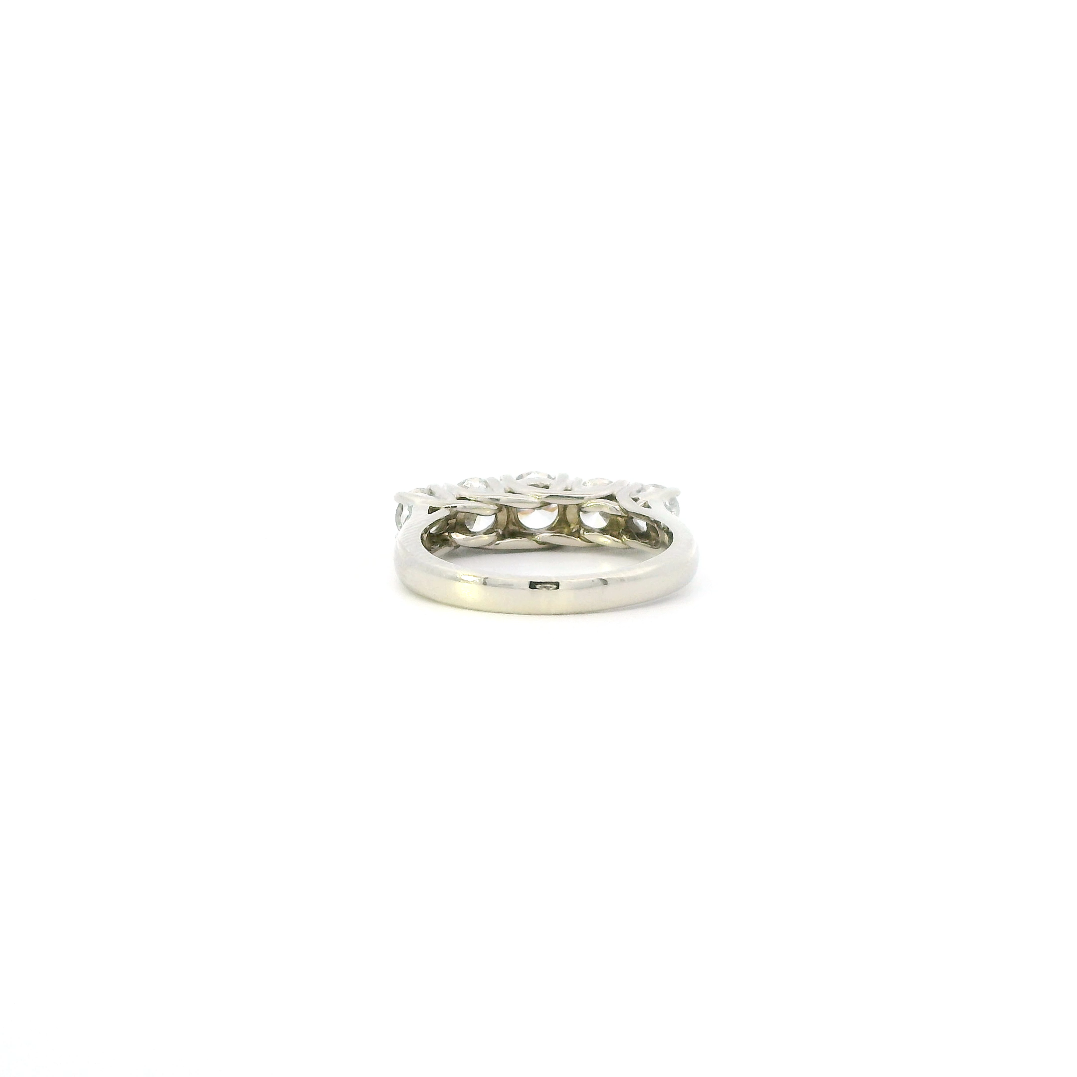14K White Gold Diamond Womens Ring - 1.30ct
