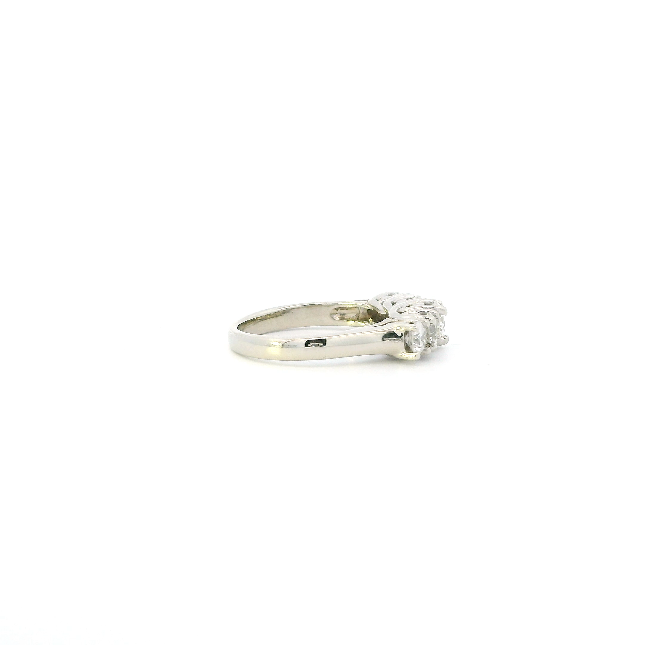 14K White Gold Diamond Womens Ring - 1.30ct