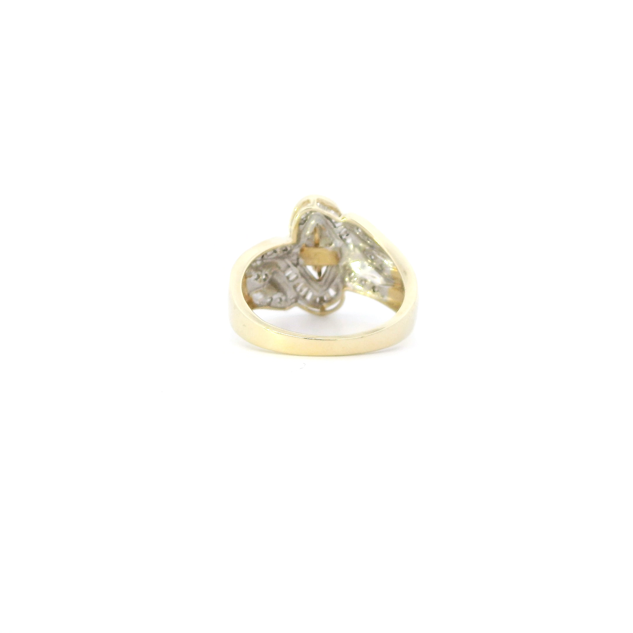 10K Yellow Gold Diamond Womens Ring - 0.29ct