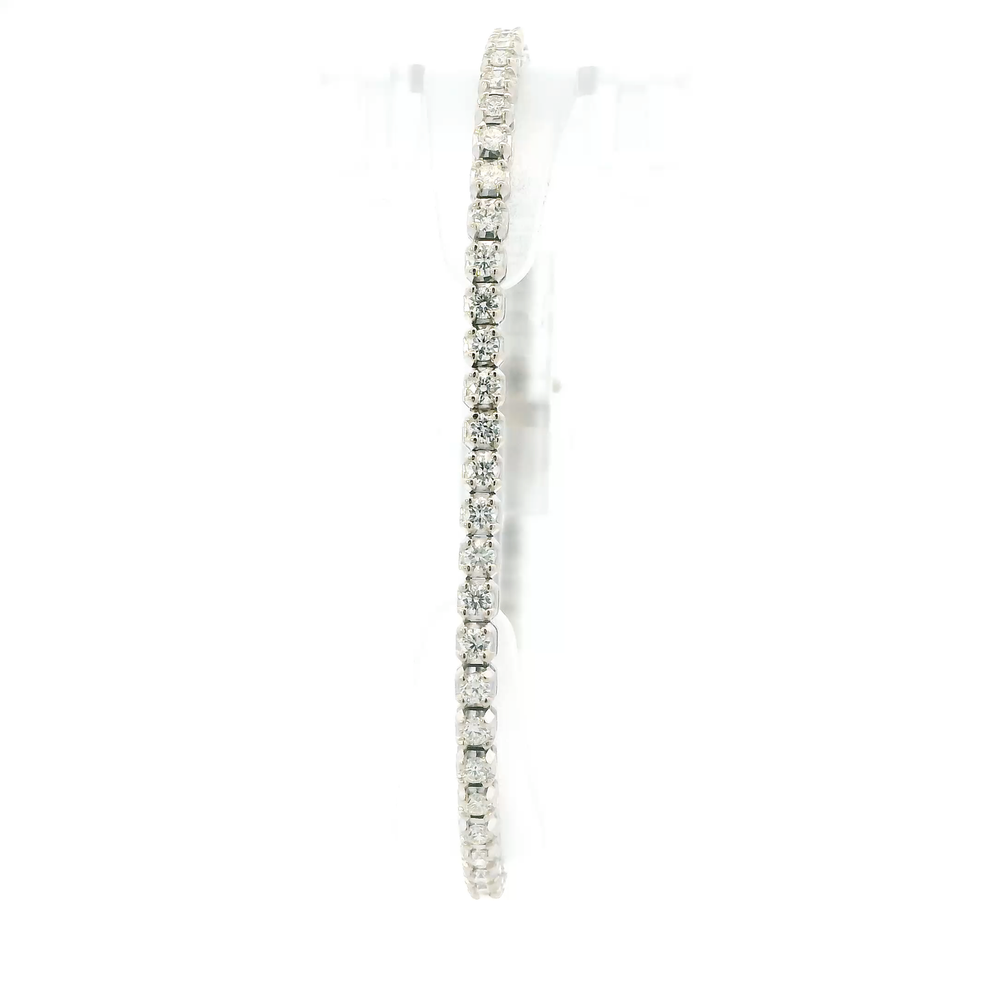 14K White Gold 7" Diamond Tennis Bracelet - 2.36ct