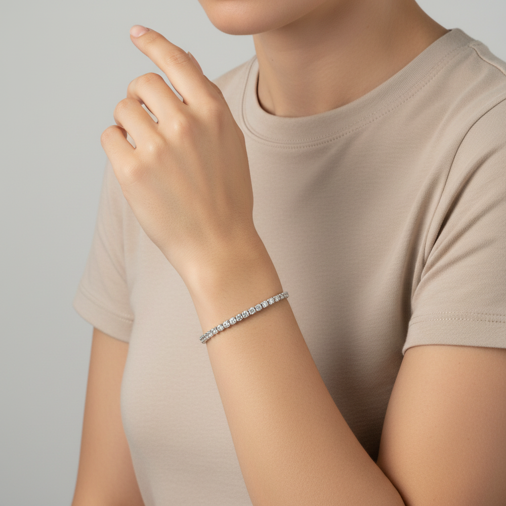 14K White Gold 7