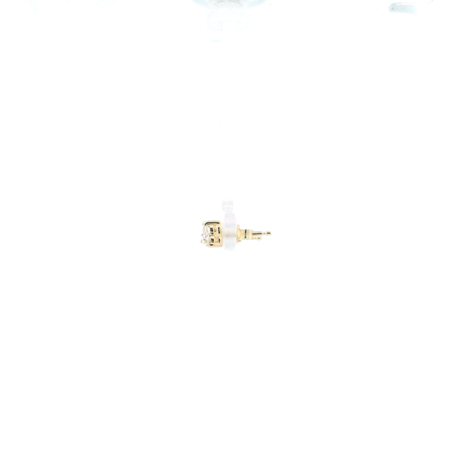 14K Yellow Gold Diamond Earrings 0.24ct