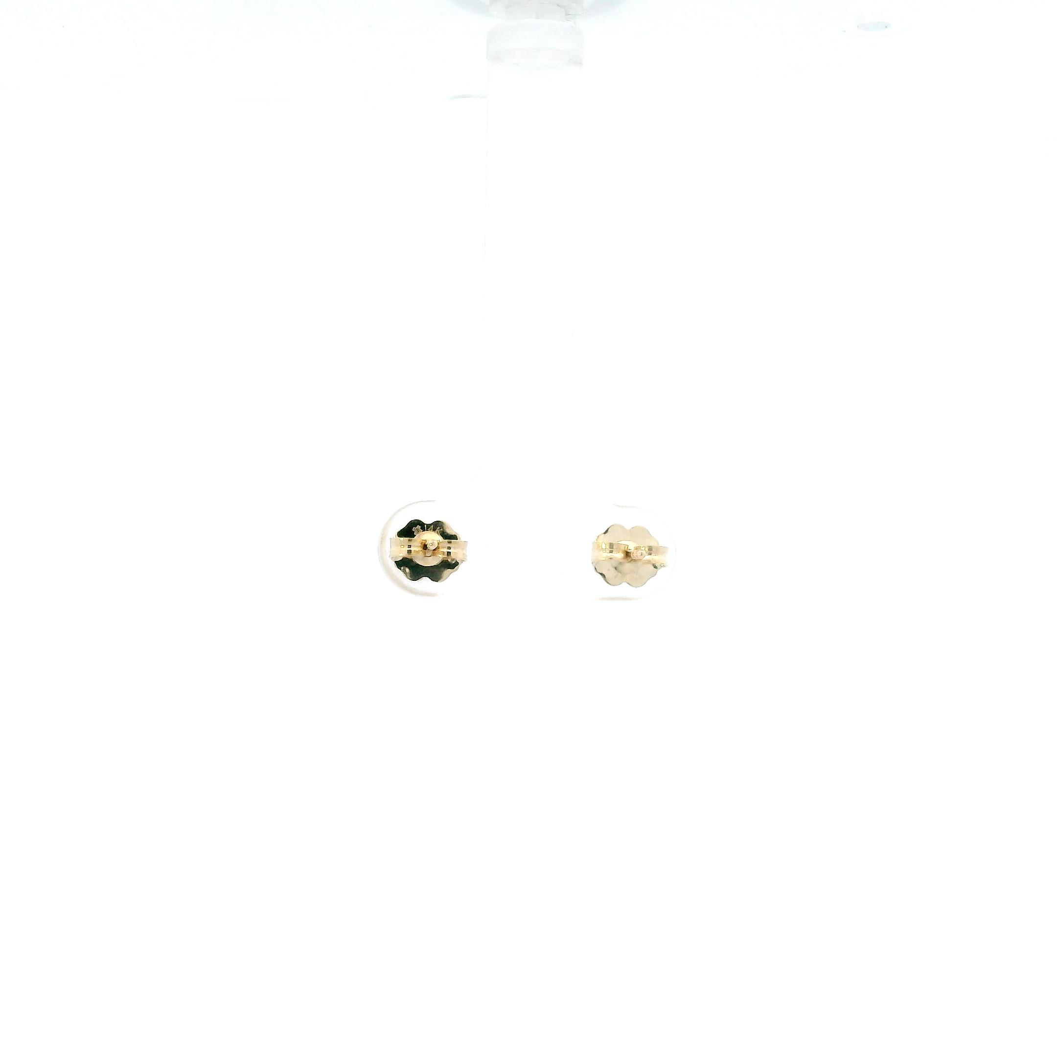 14K Yellow Gold Diamond Earrings - 0.46ct