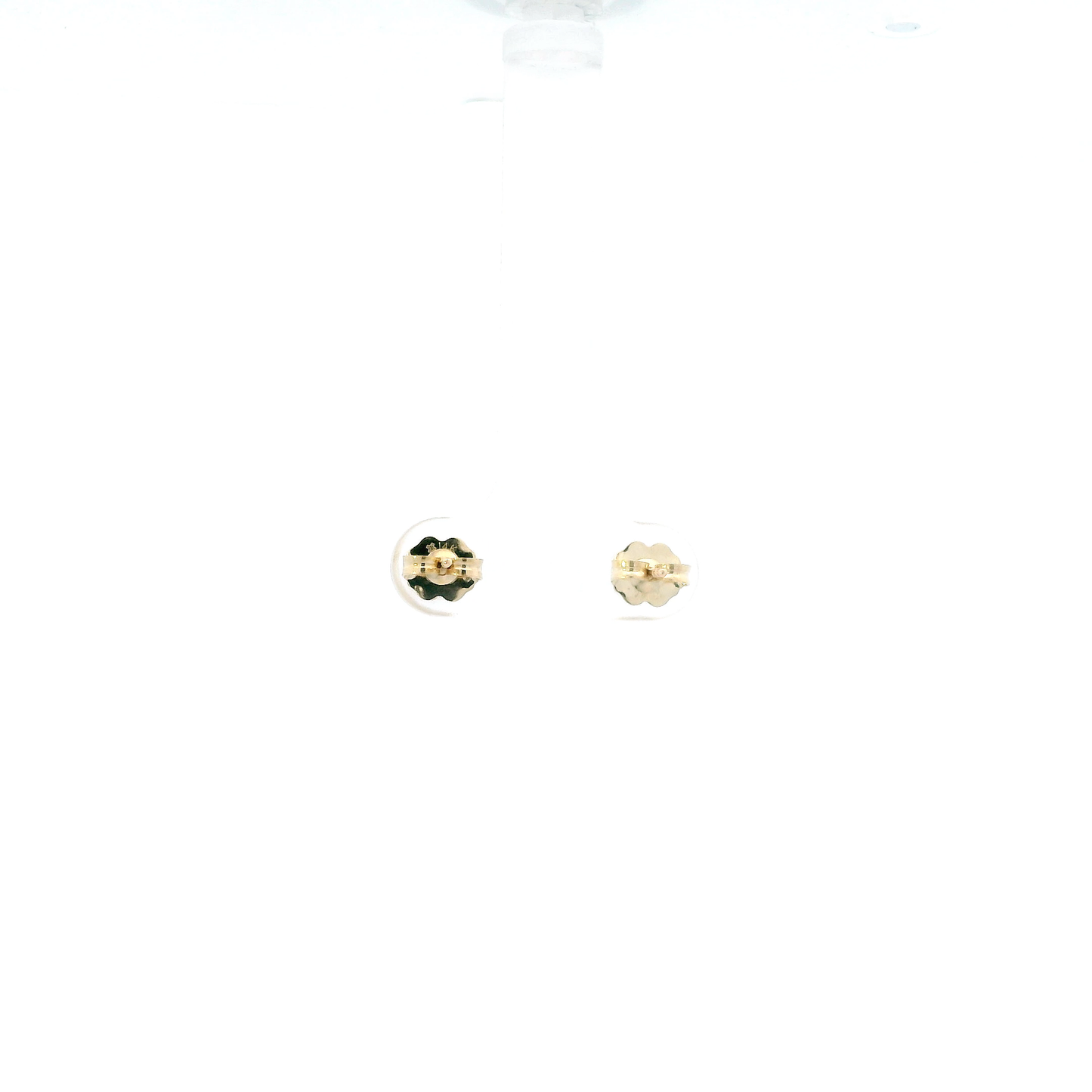 14K Yellow Gold Diamond Earrings - 0.46ct