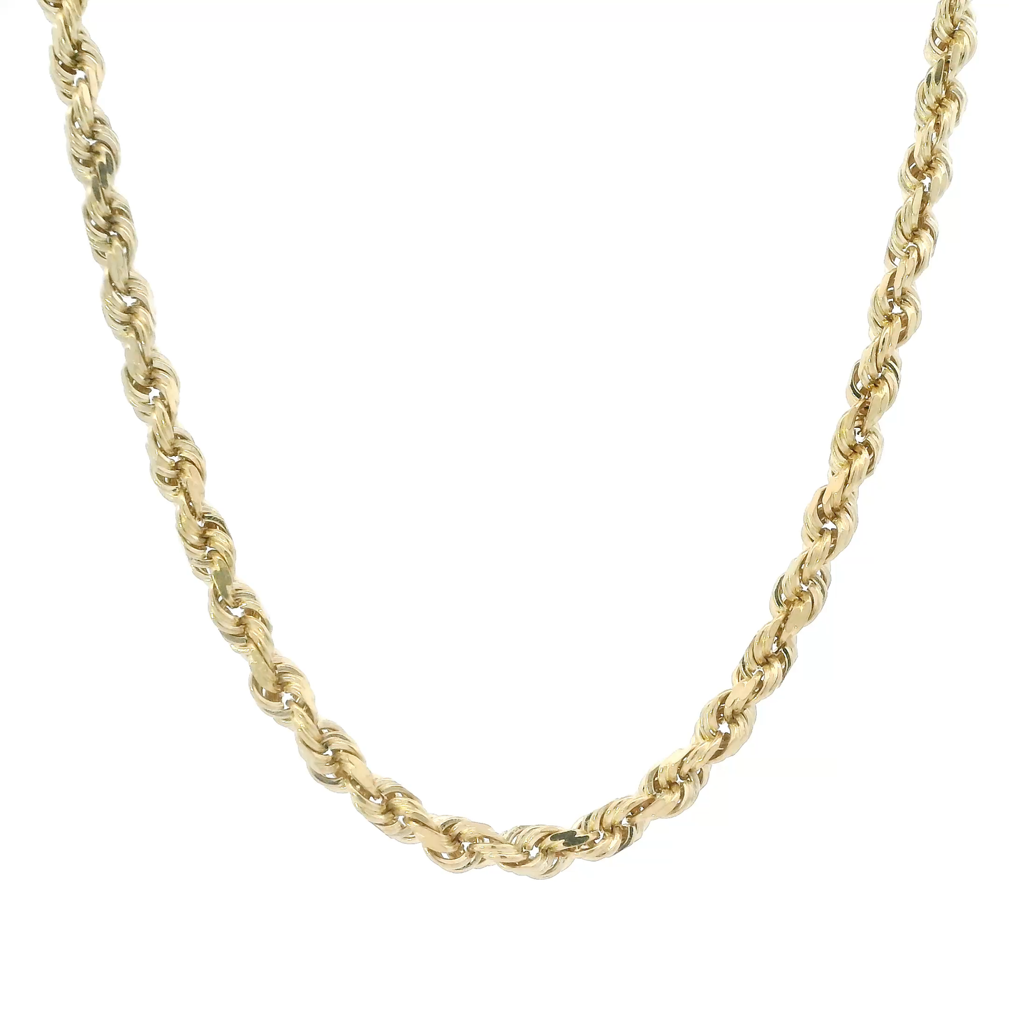 14K Yellow Gold 24" Rope Chain