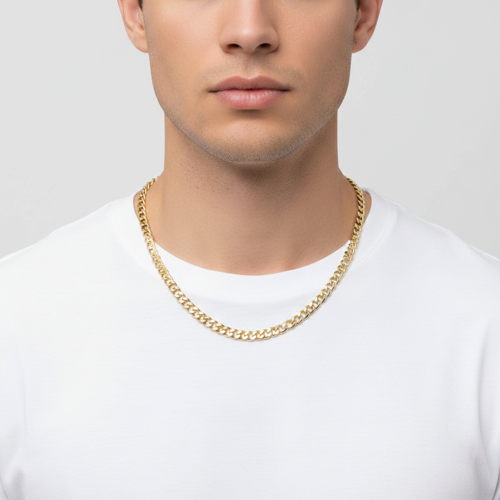 14K Yellow Gold 24" Cuban Chain