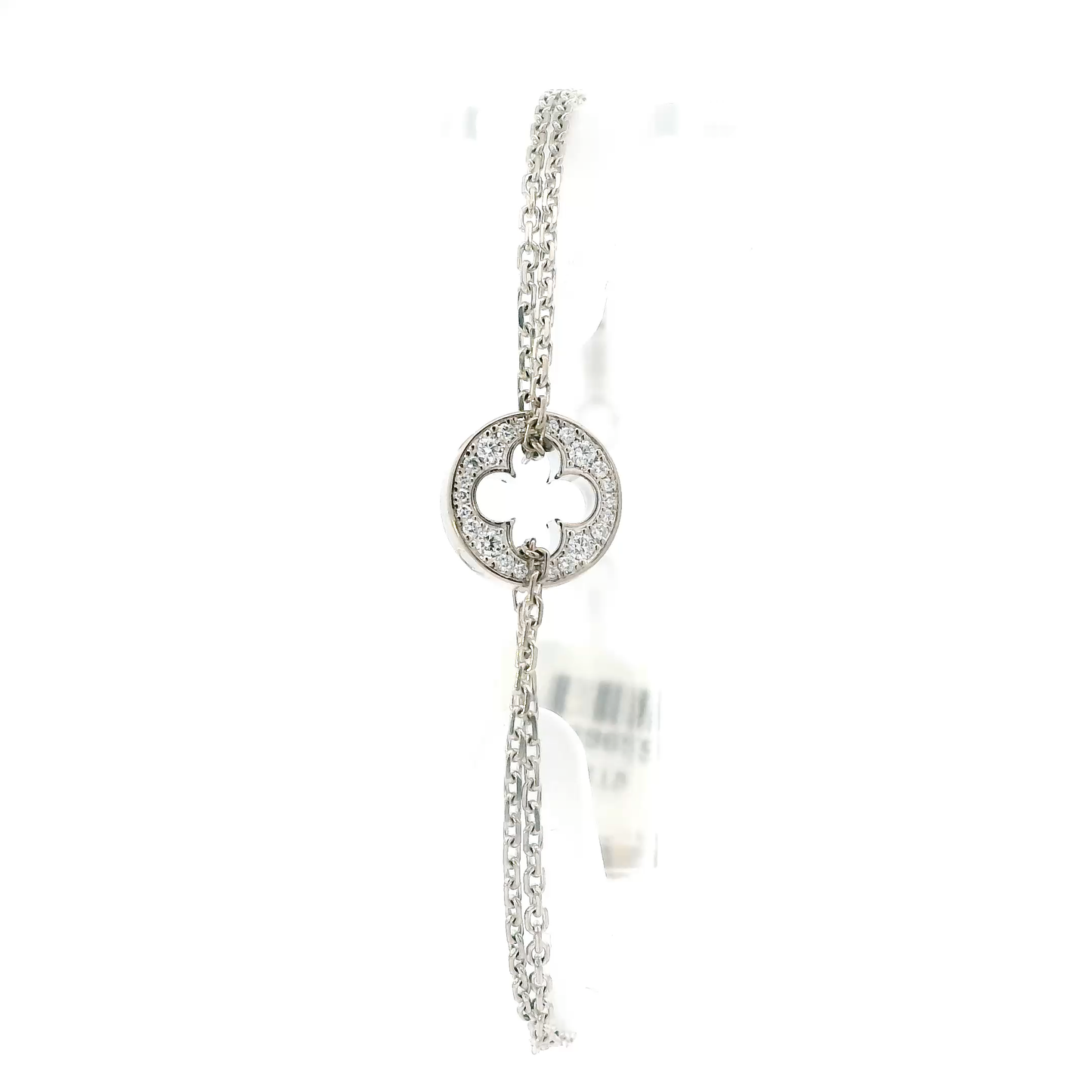 18K White Gold 6-7" Louis Vuitton Empriente Chain Bracelet