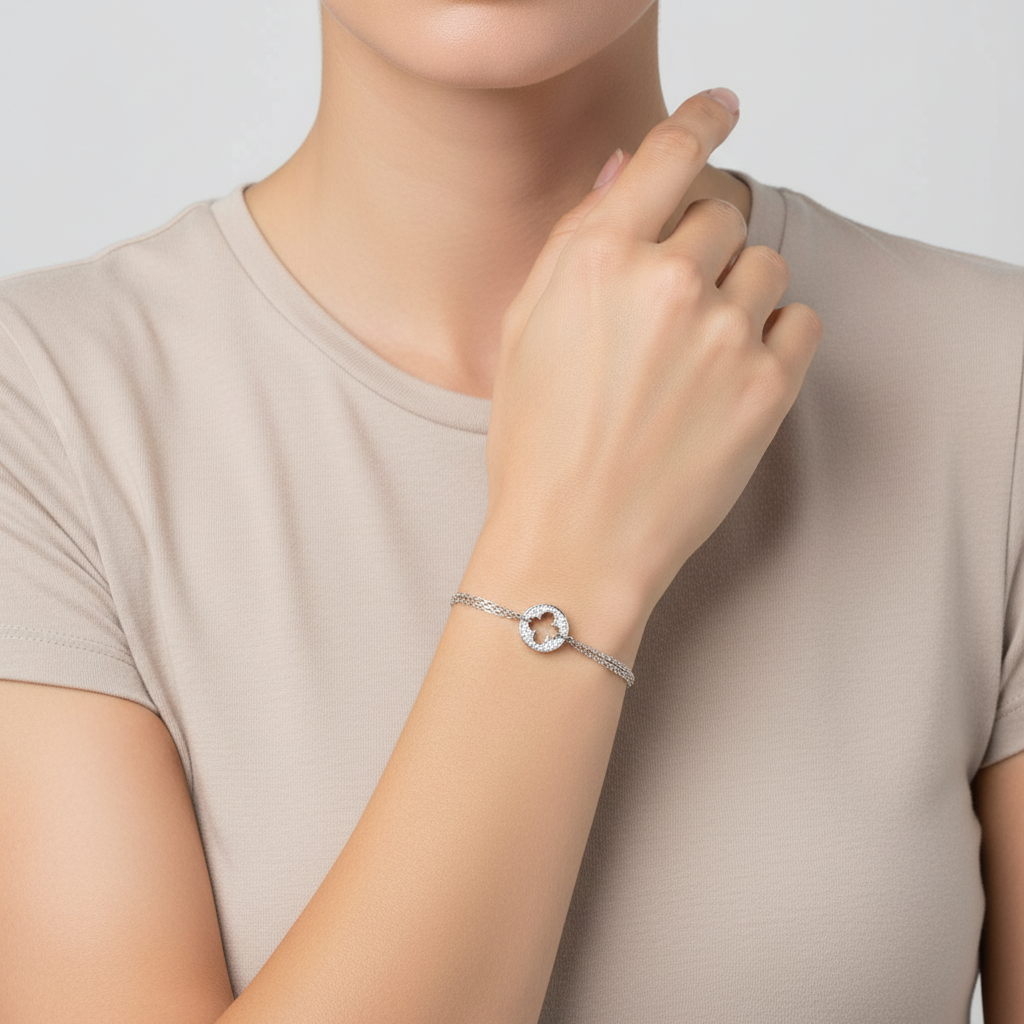 18K White Gold 6-7