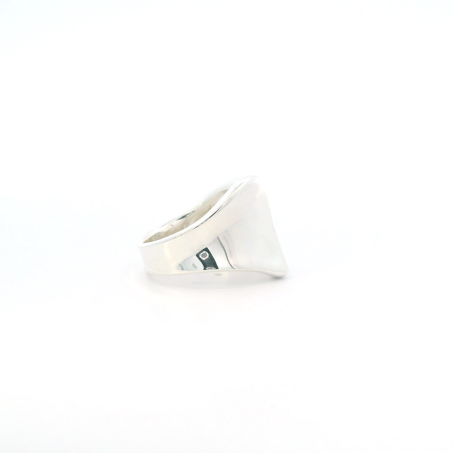 Sterling Silver Heart "Forgive" Womens Ring