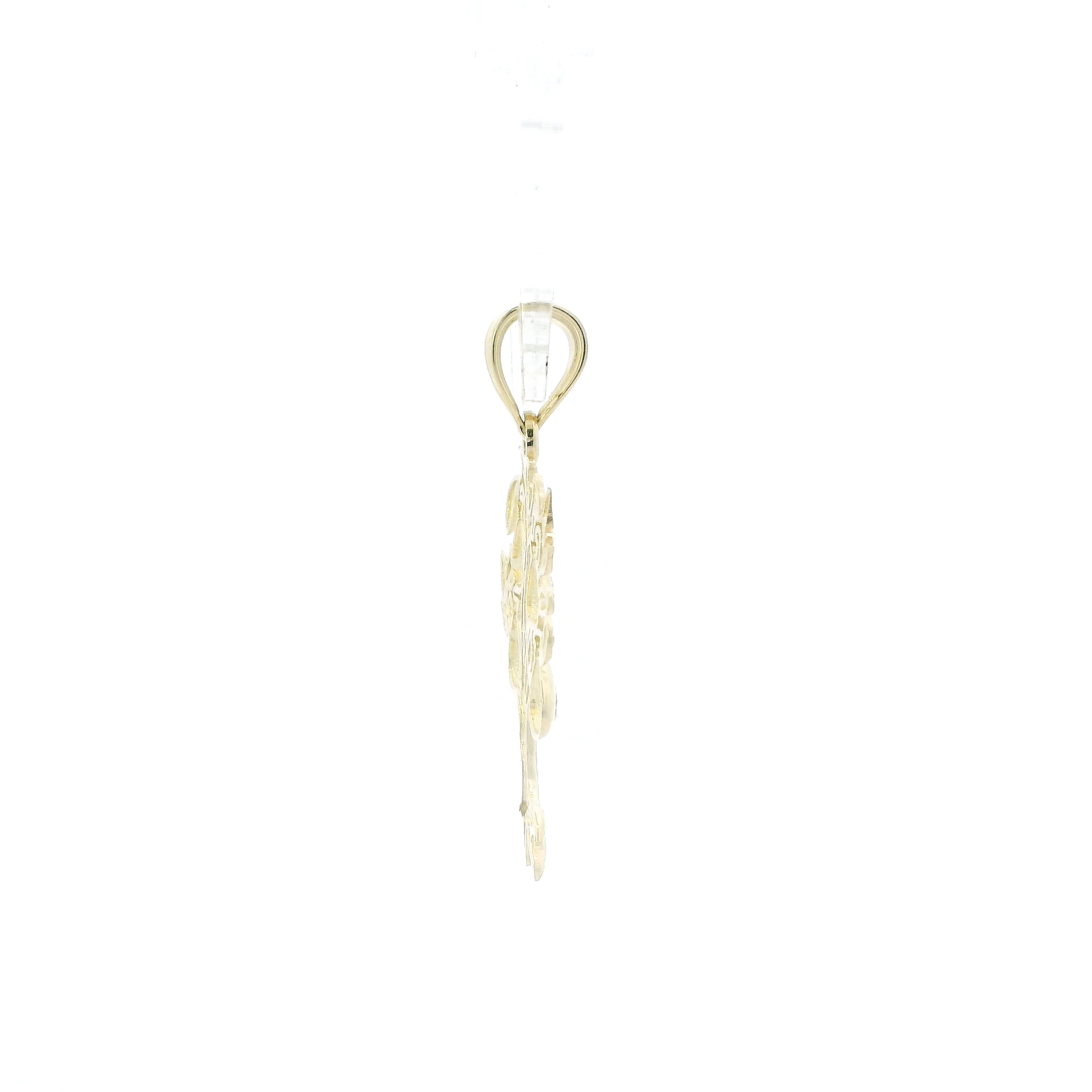 10K Yellow Gold Money Tree Pendant