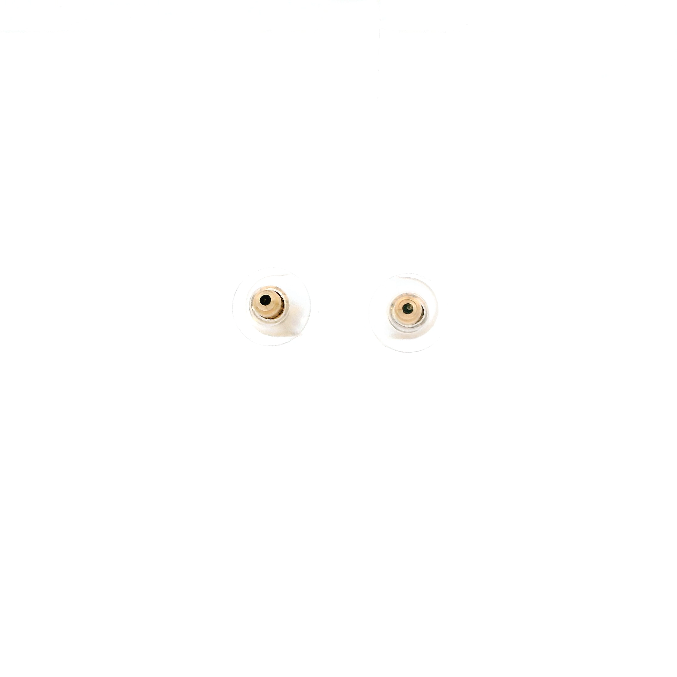 10K Yellow Gold Solitaire Diamond Earrings - 0.70ct