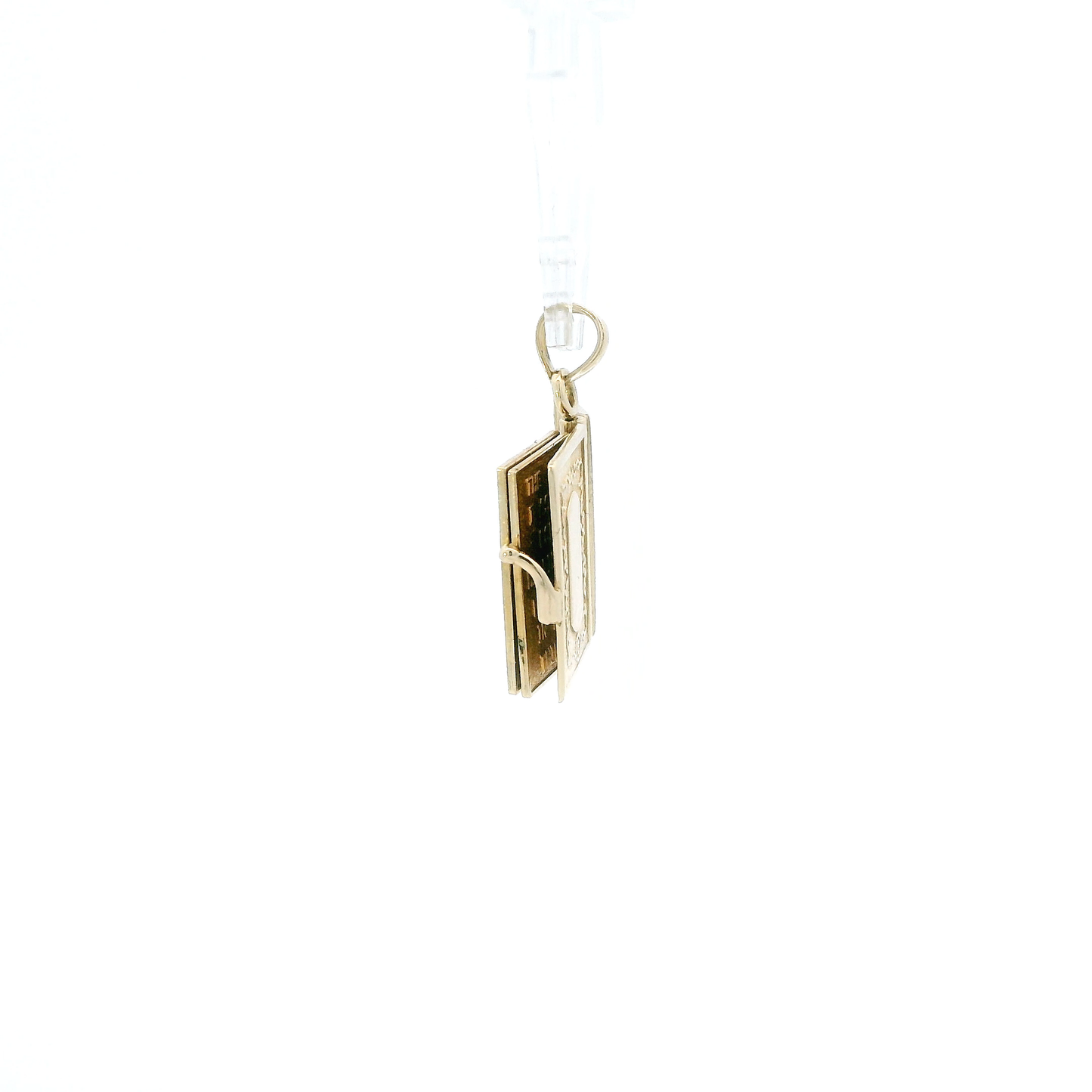 14K Yellow Gold Prayer Book Pendant