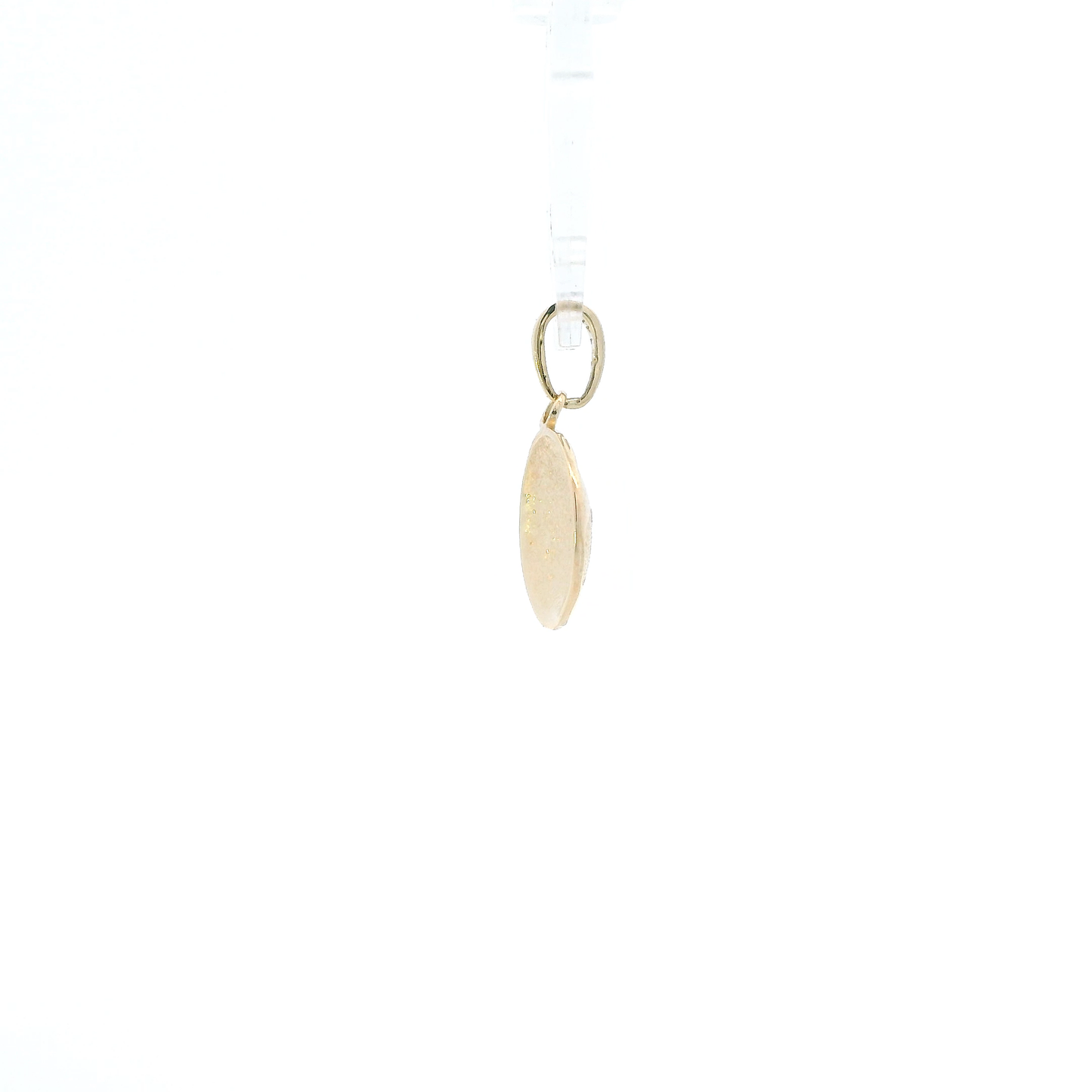 14K Yellow Gold Round Soccer Ball Pendant