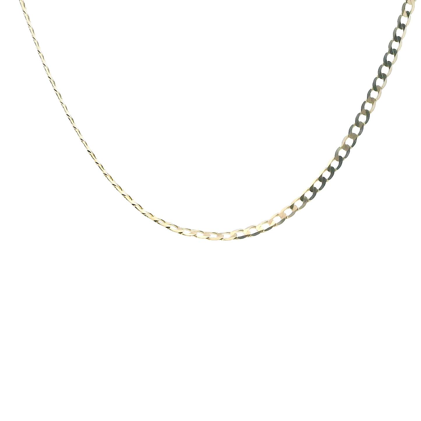 14K Yellow Gold 20" Curb Chain