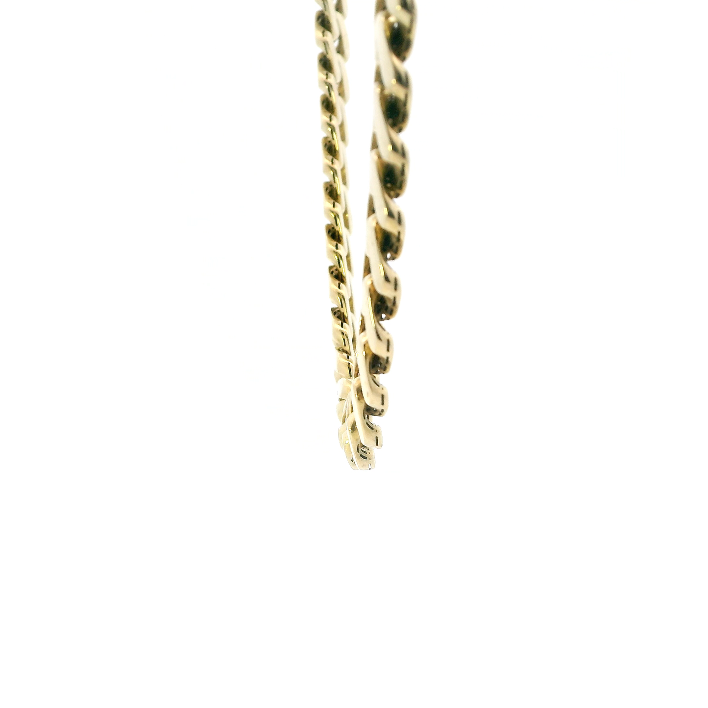 18K Yellow Gold 22" Cuban Monaco Chain