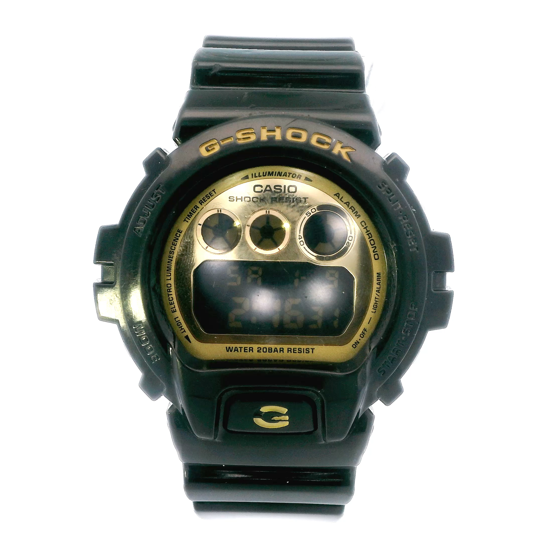 Casio G-Shock Black & Gold Mens Wristwatch - DW-6900CB