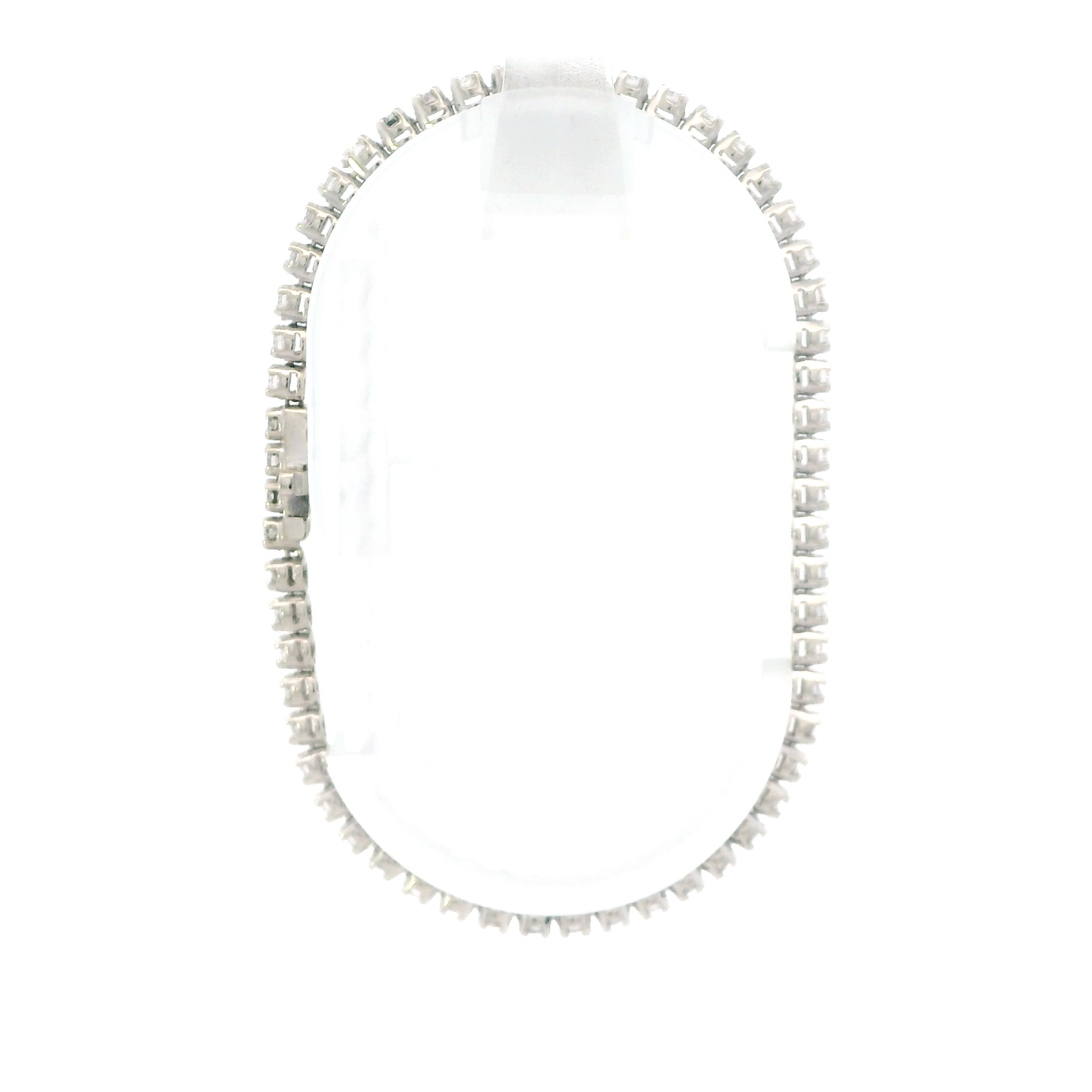 14K White Gold 7" Diamond Tennis Bracelet - 1.70ct
