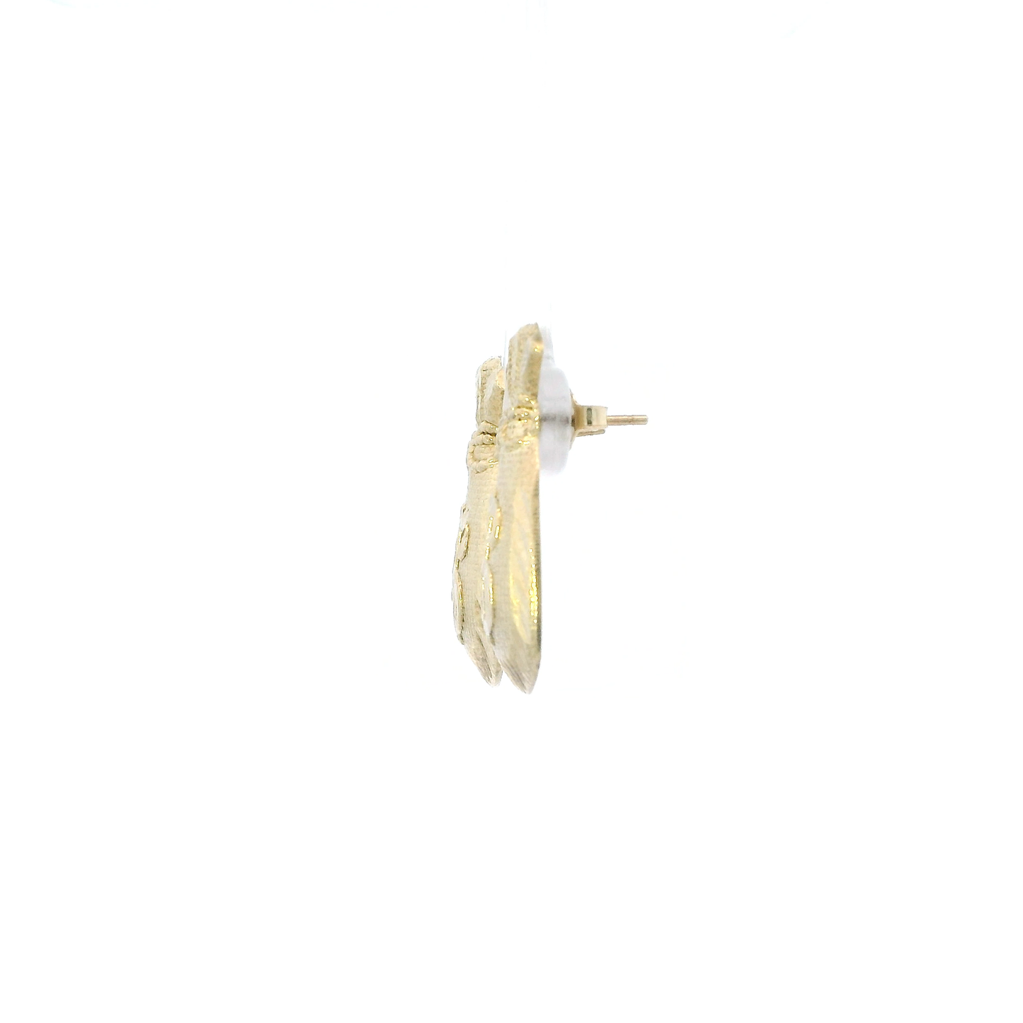 10K Yellow Gold Money Bag Earrings