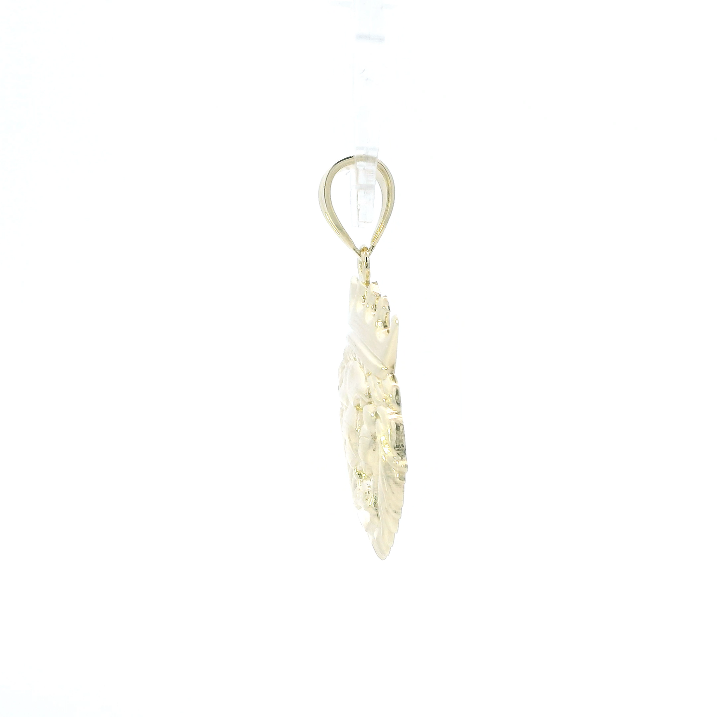 10K Yellow Gold Lion Head Pendant