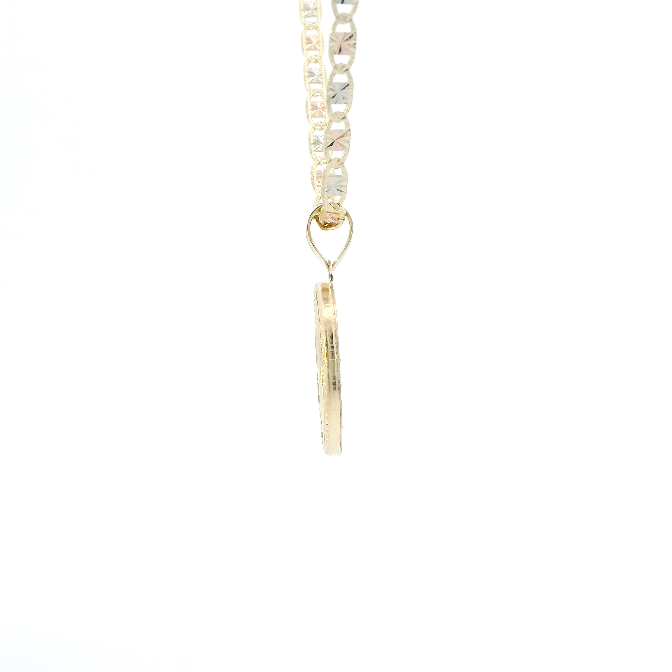 14K Tri Color Gold 19.5