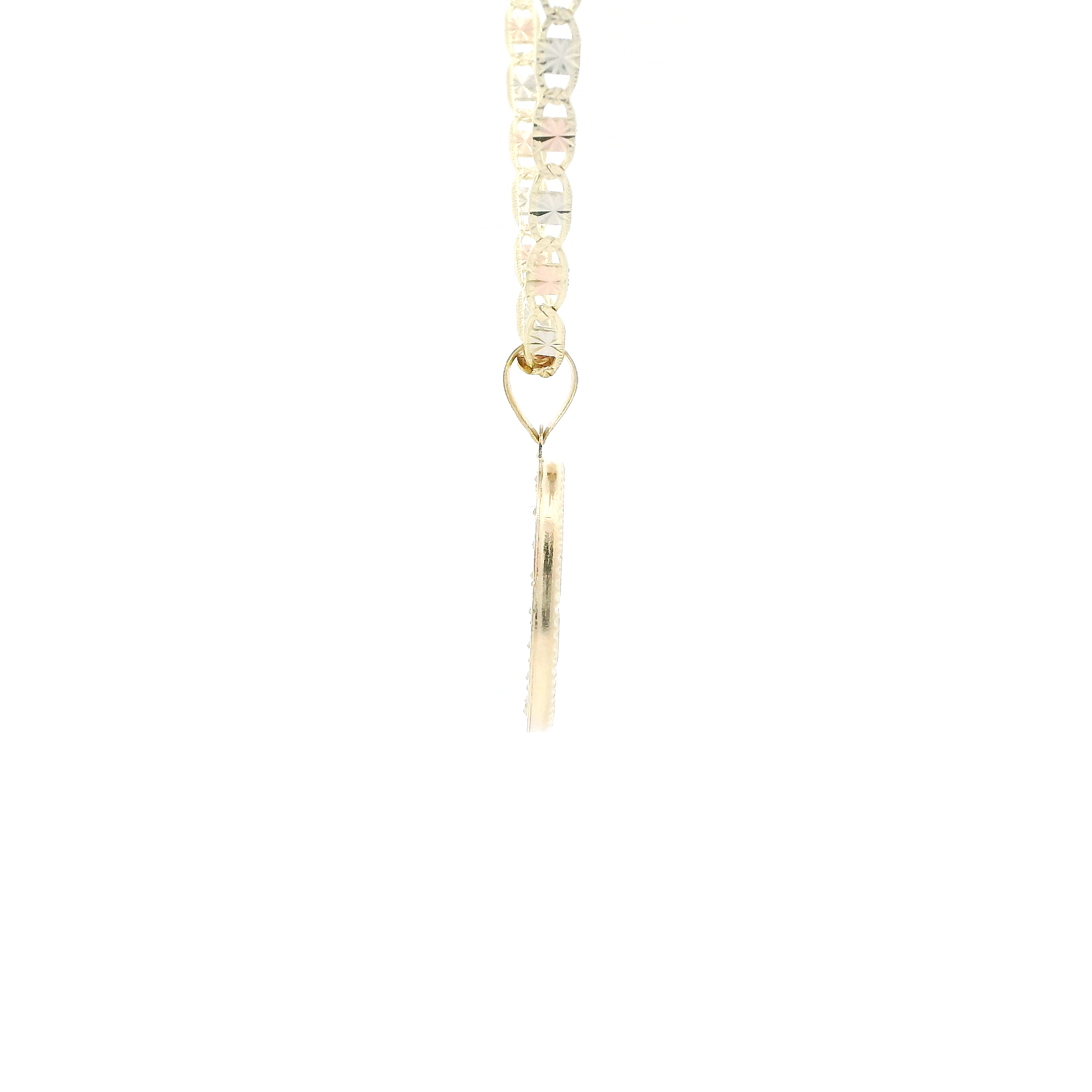 14K Tri Color Gold 19.5