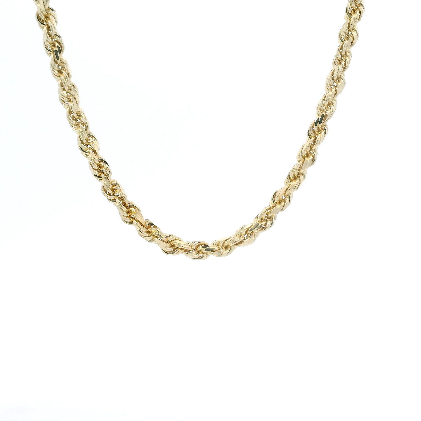 10K Yellow Gold 28" Rope Chain
