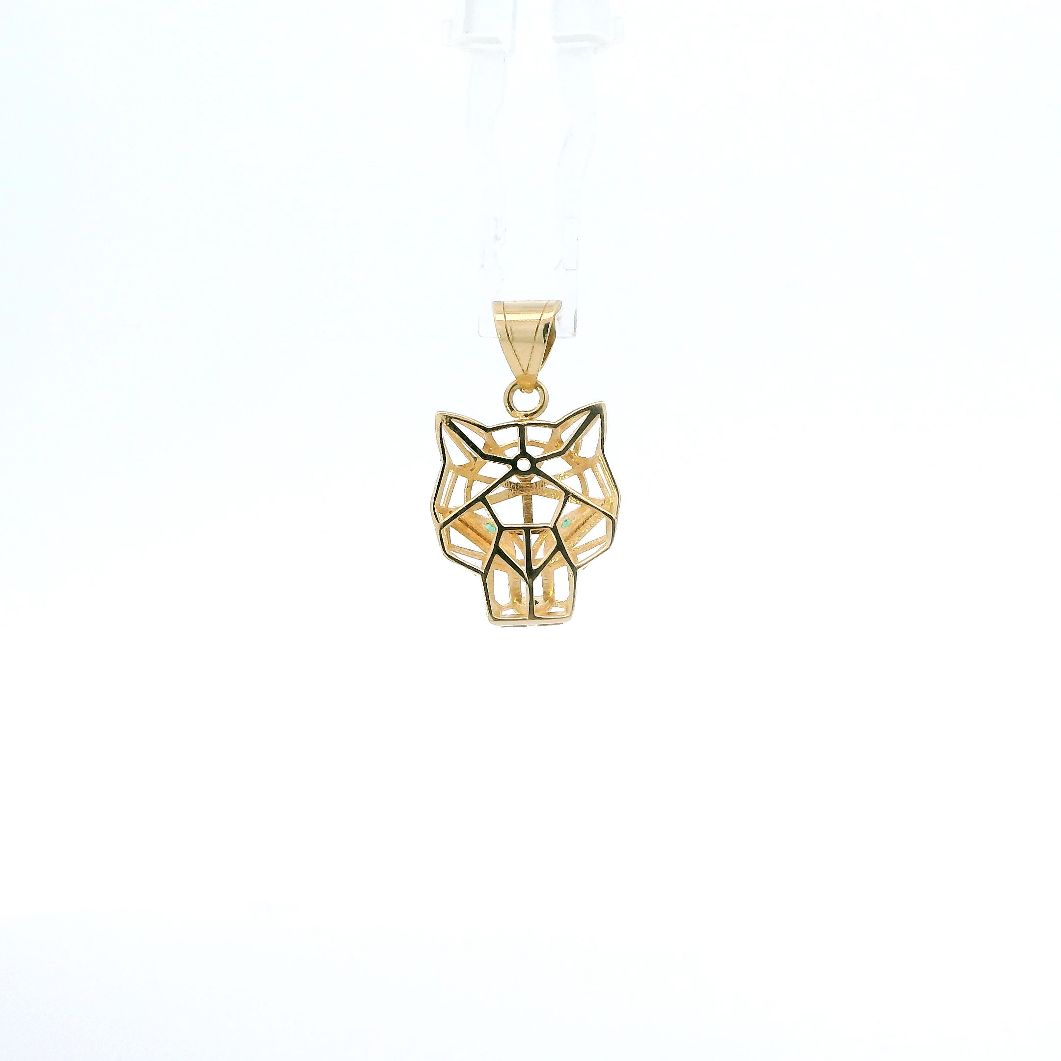 18K Yellow Gold Panther Pendant